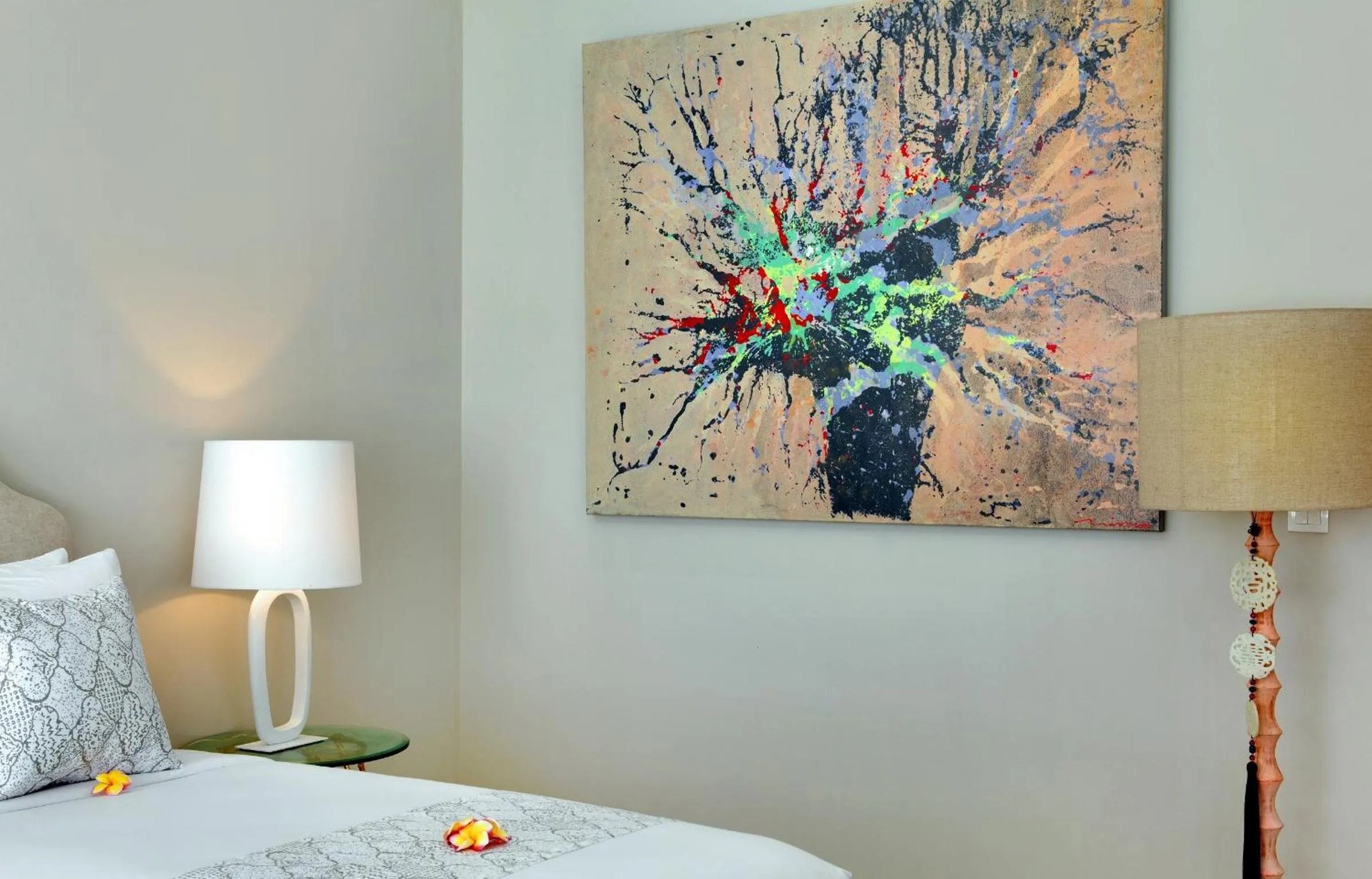 Bedroom, Bed in Room & Vespa 4 - Central Seminyak Near Beach