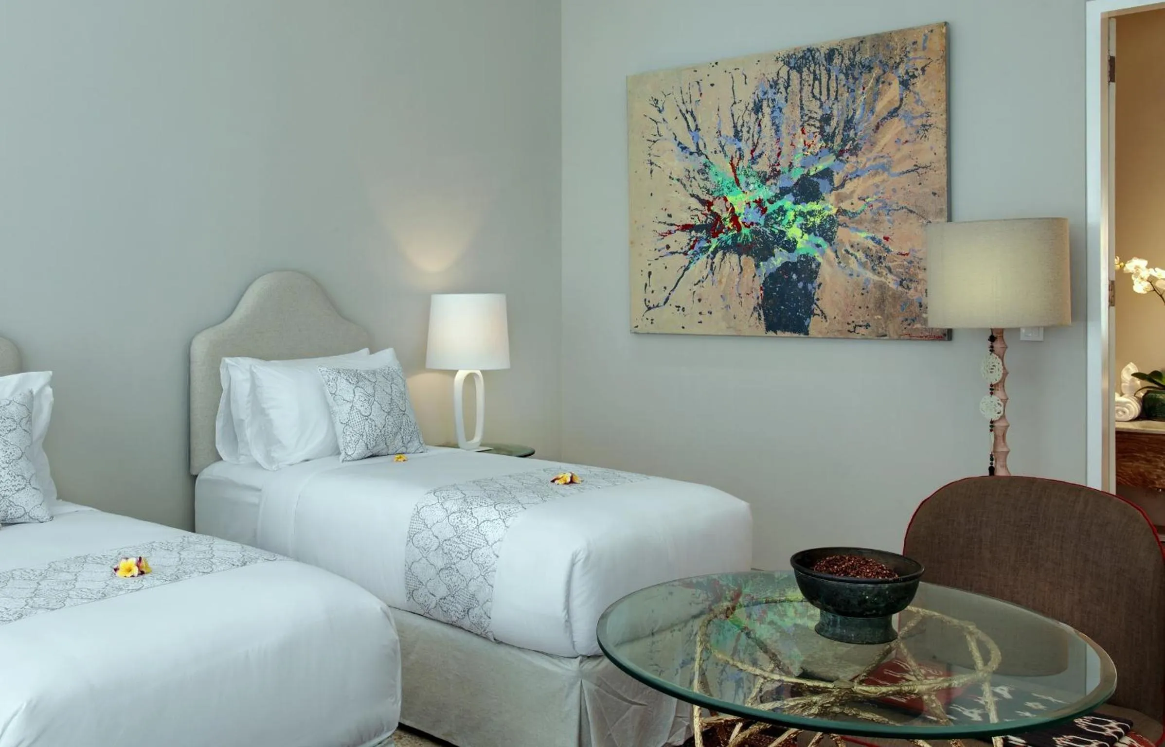 Bedroom, Bed in Room & Vespa 4 - Central Seminyak Near Beach