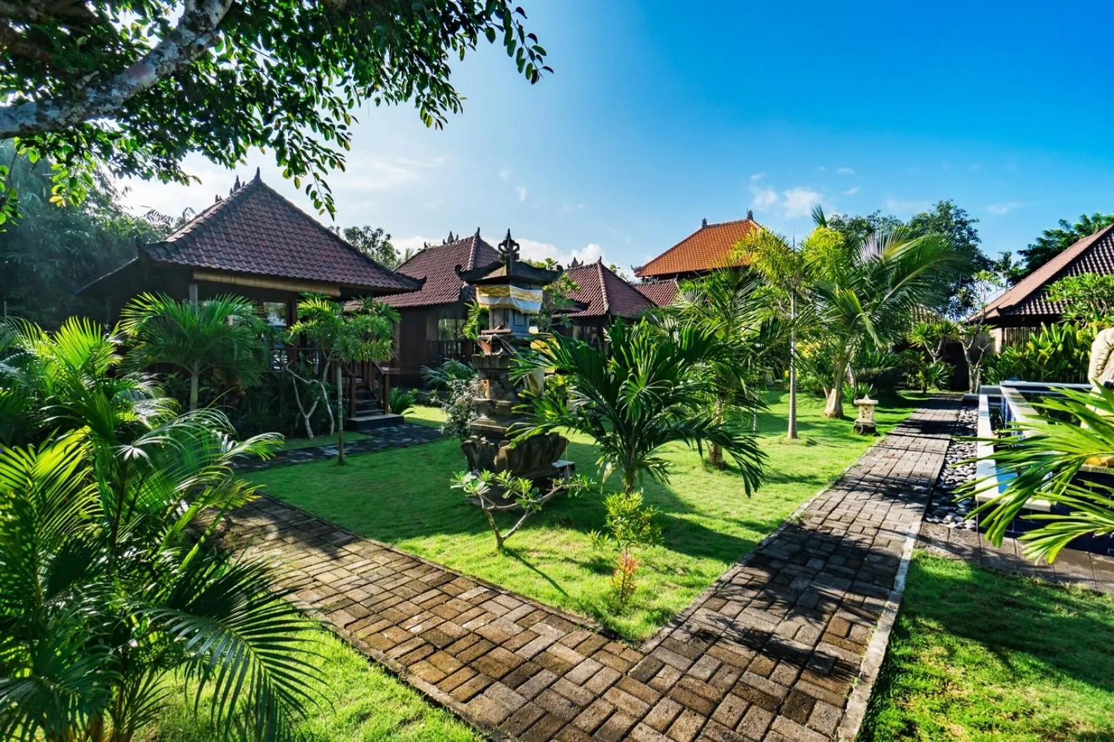 Garden in The Cozy Villas Lembongan