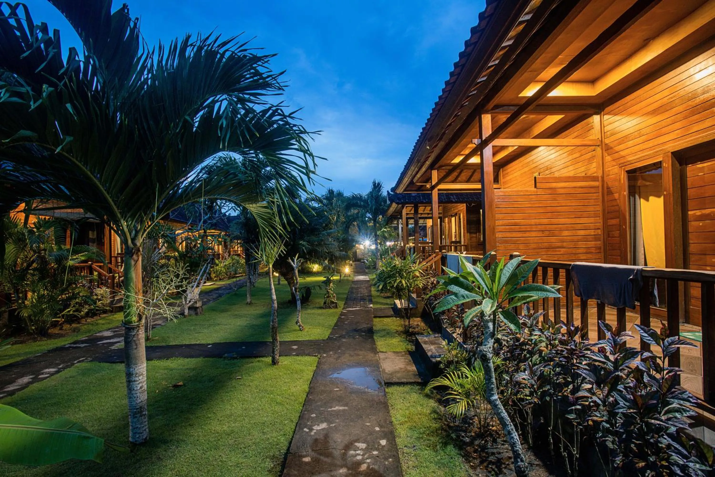 Garden in The Cozy Villas Lembongan