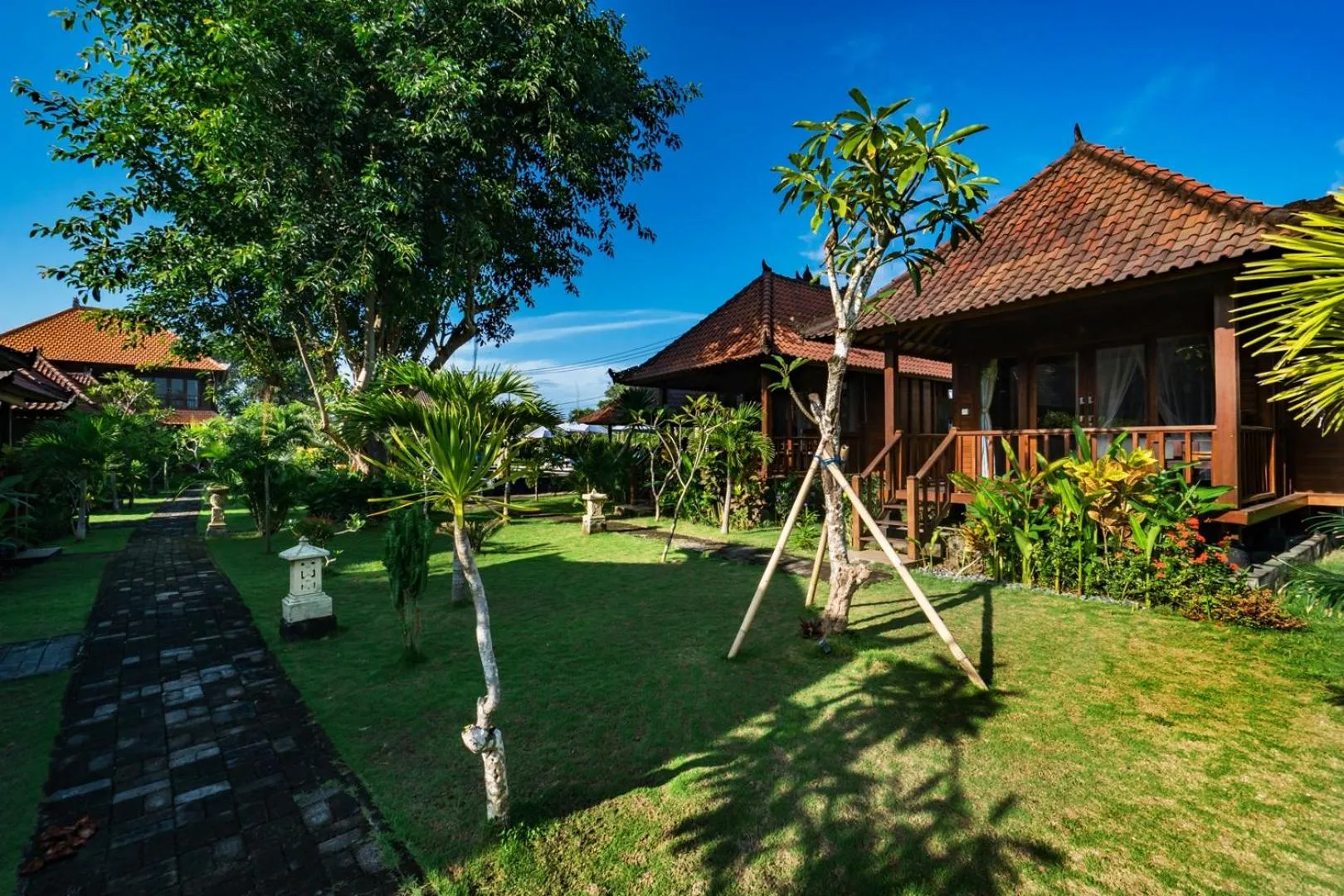 Garden in The Cozy Villas Lembongan