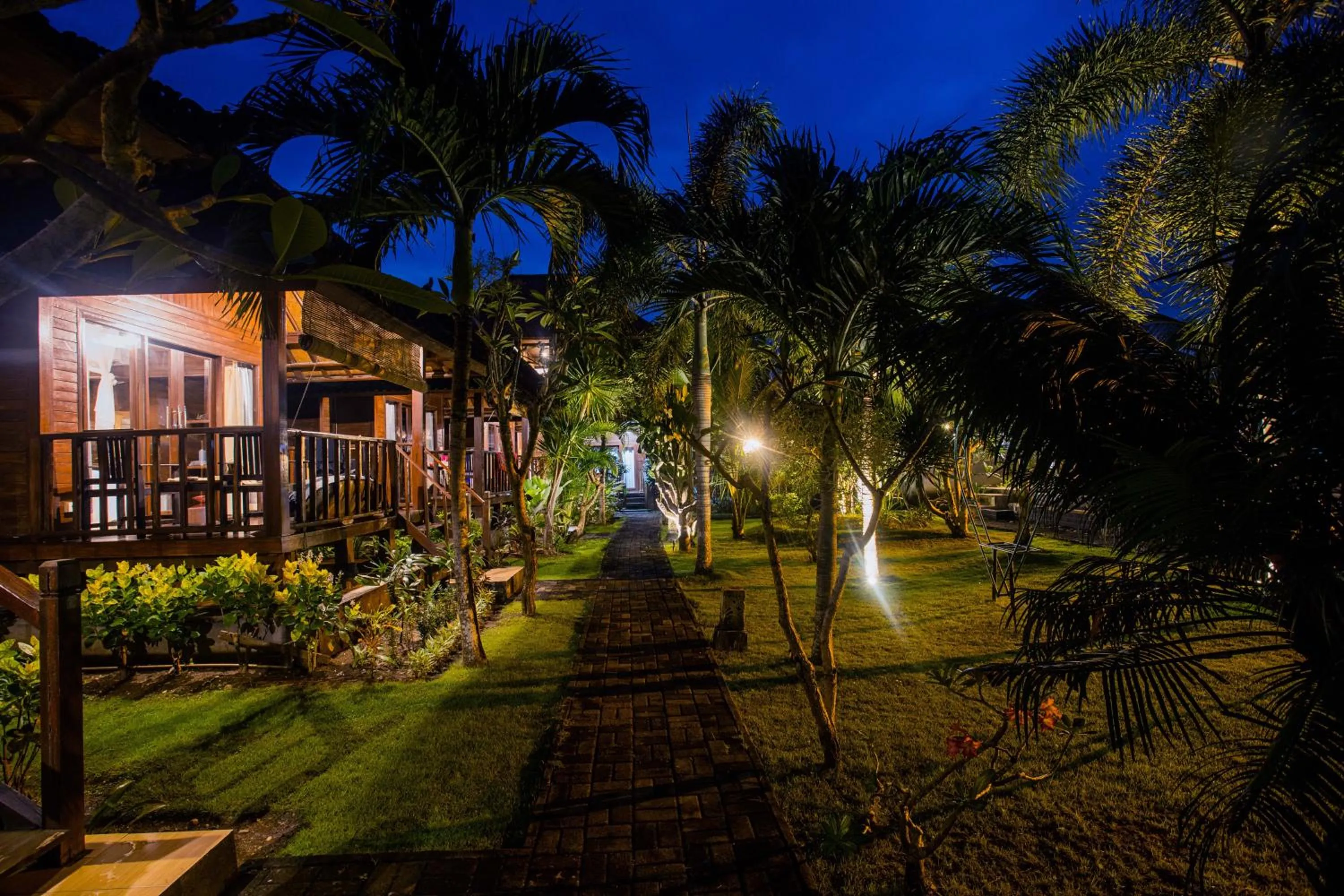 Garden in The Cozy Villas Lembongan