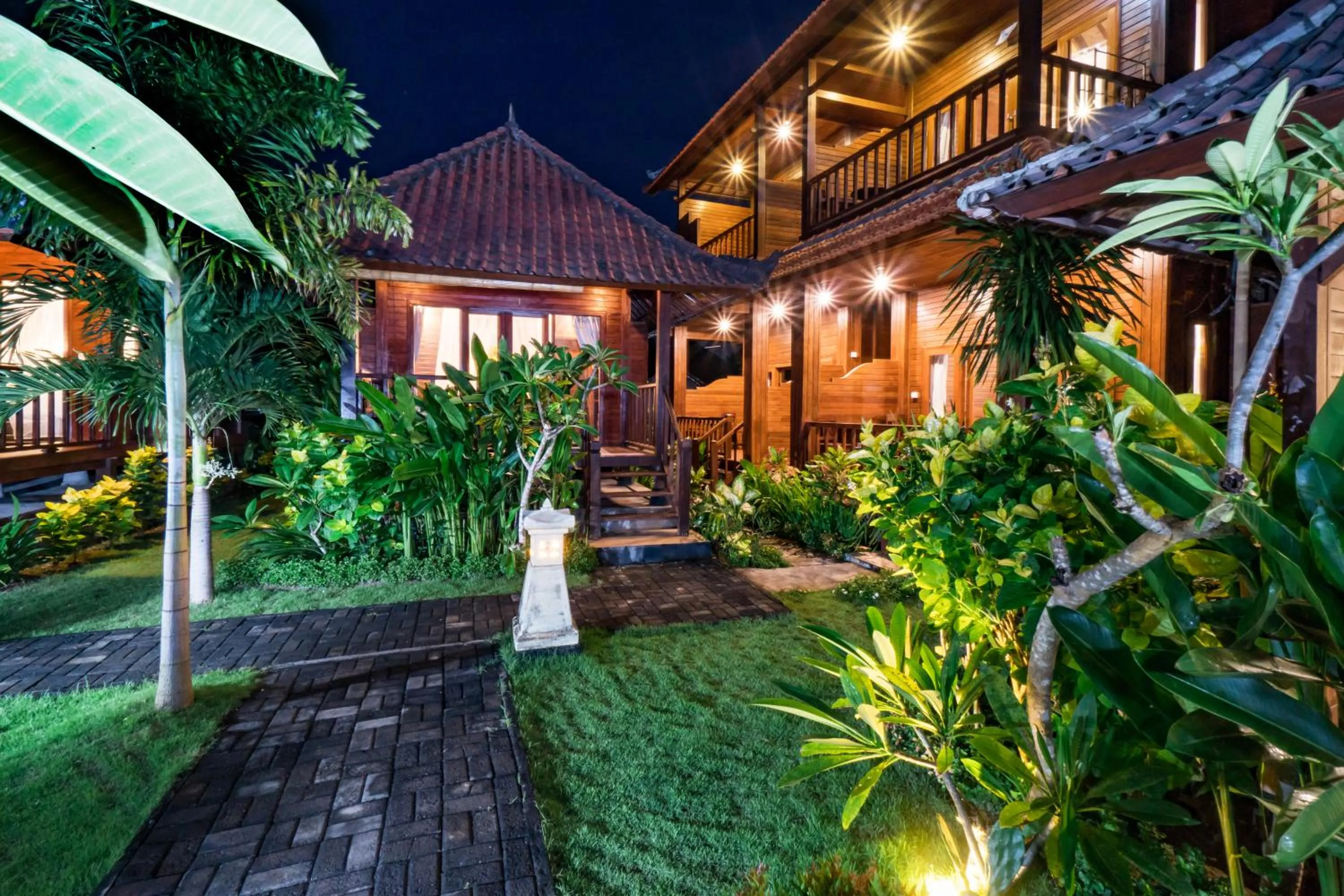 Garden in The Cozy Villas Lembongan