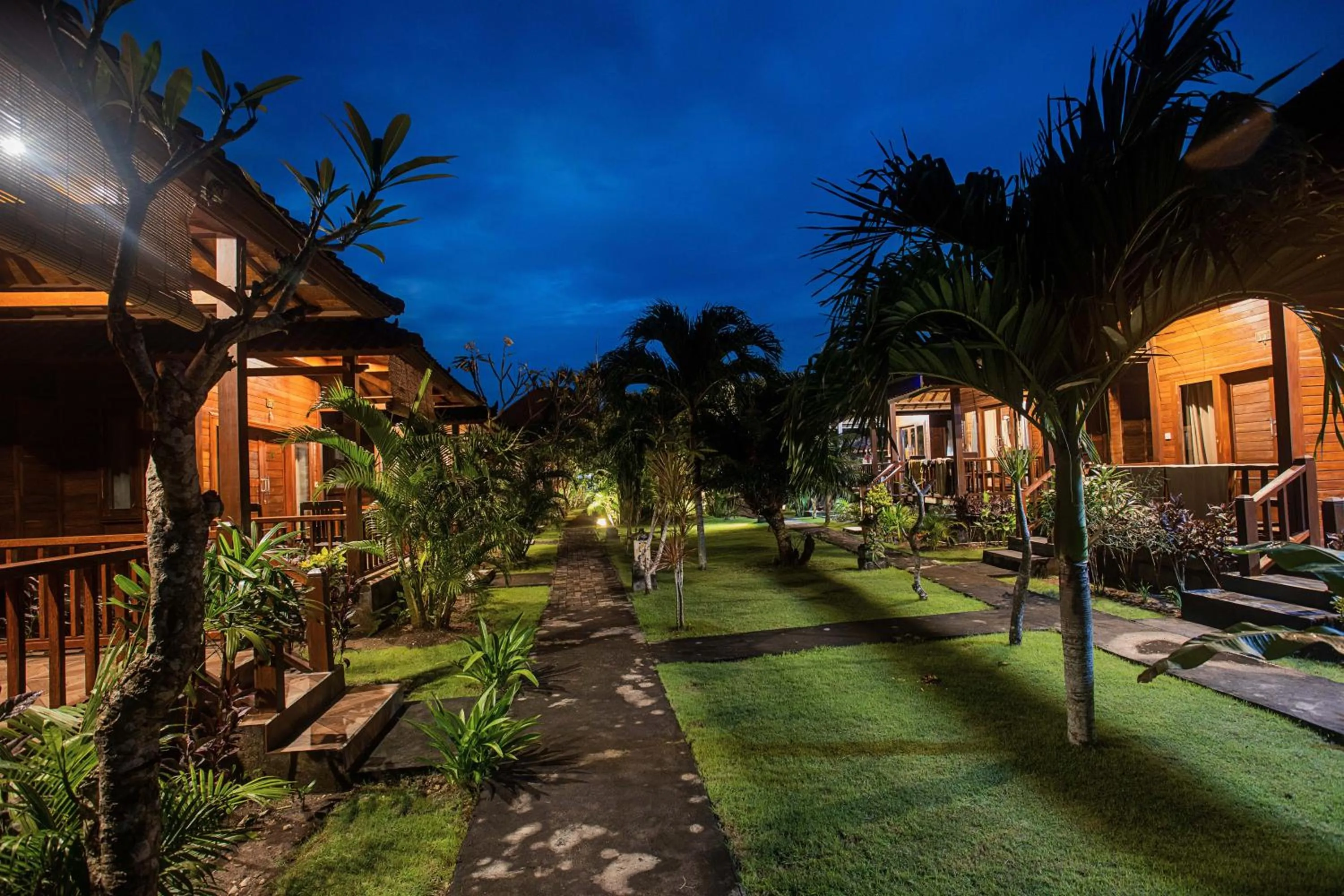 Garden in The Cozy Villas Lembongan