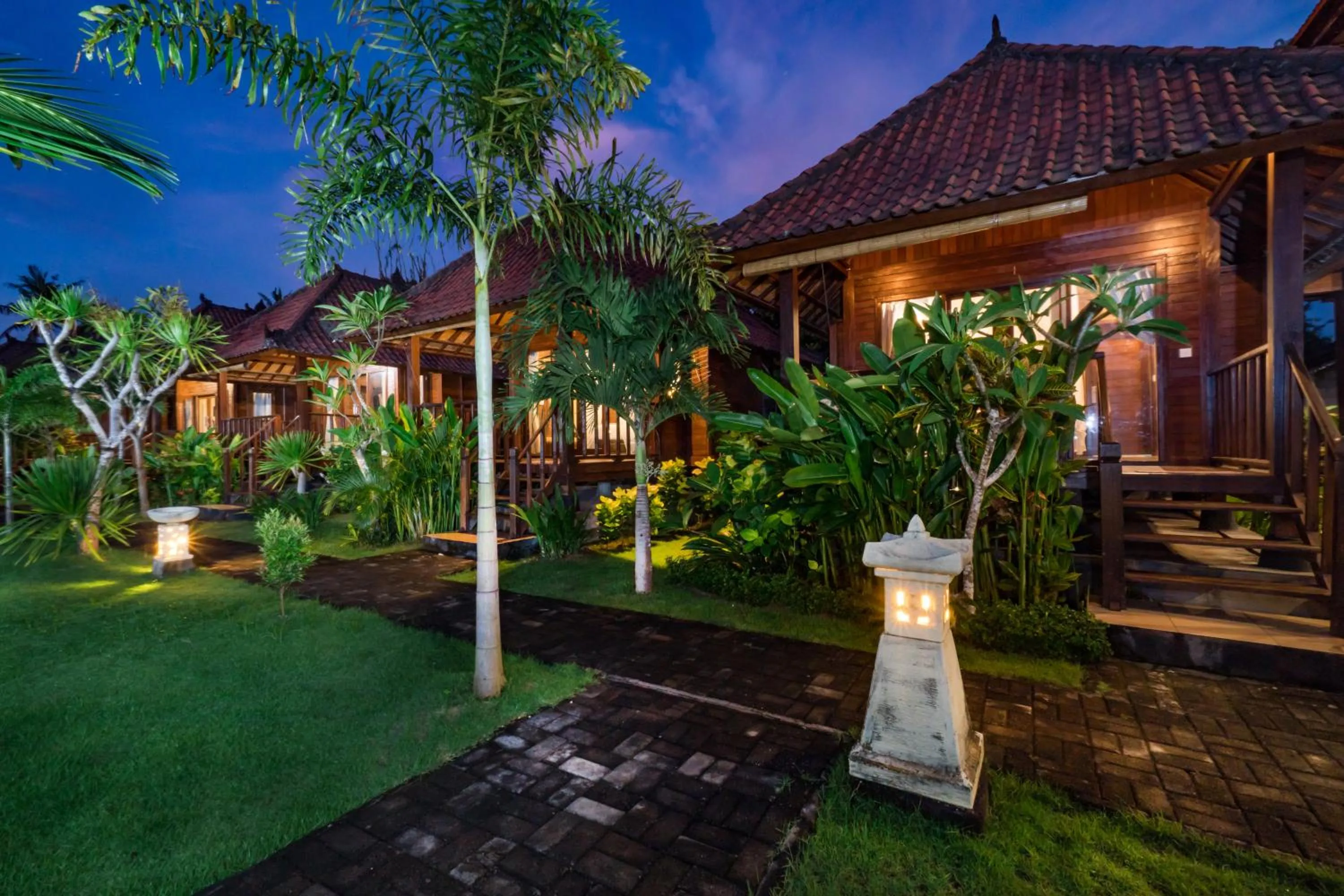 Garden in The Cozy Villas Lembongan