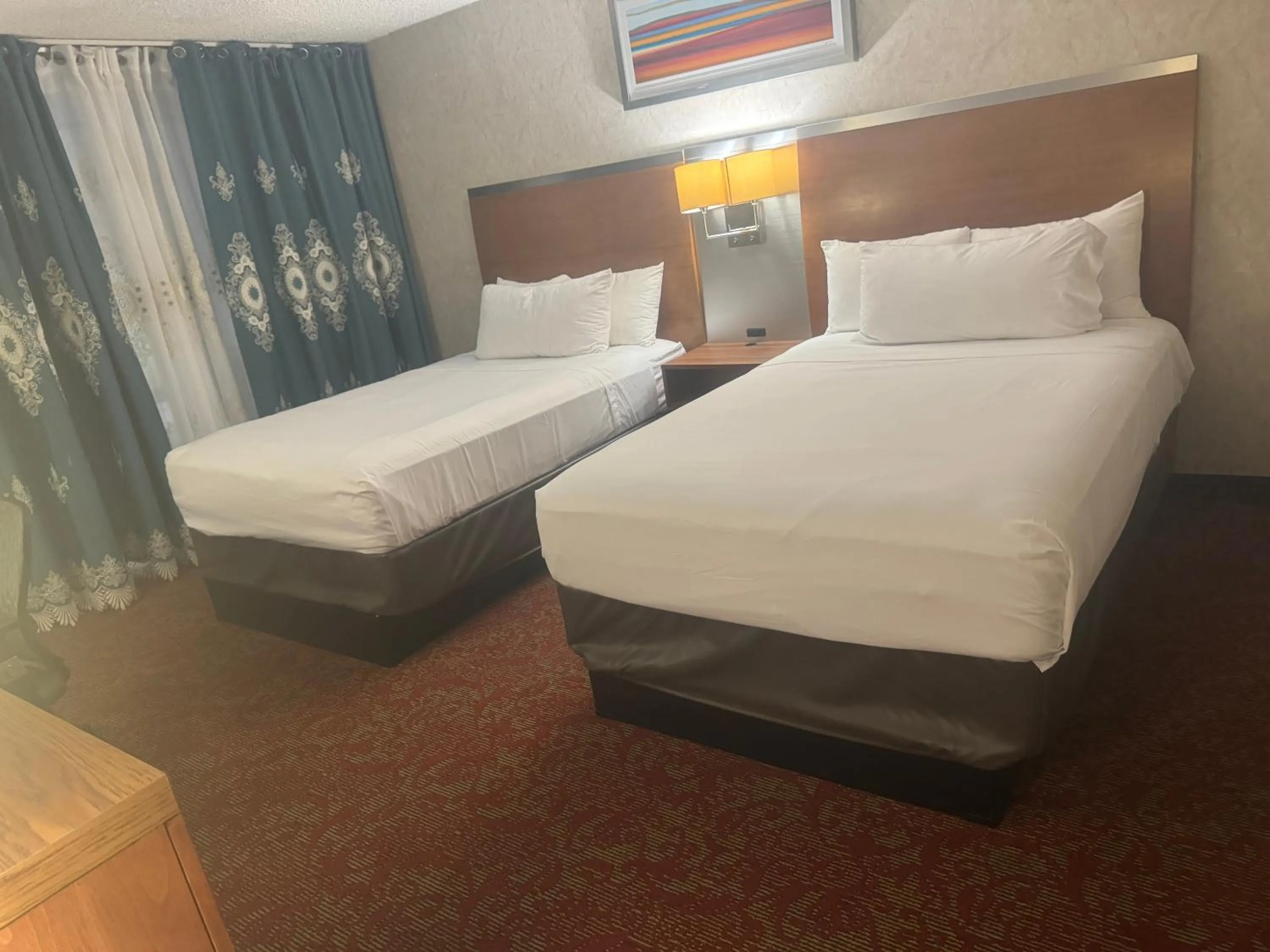 Bed in Hiltop Hotel