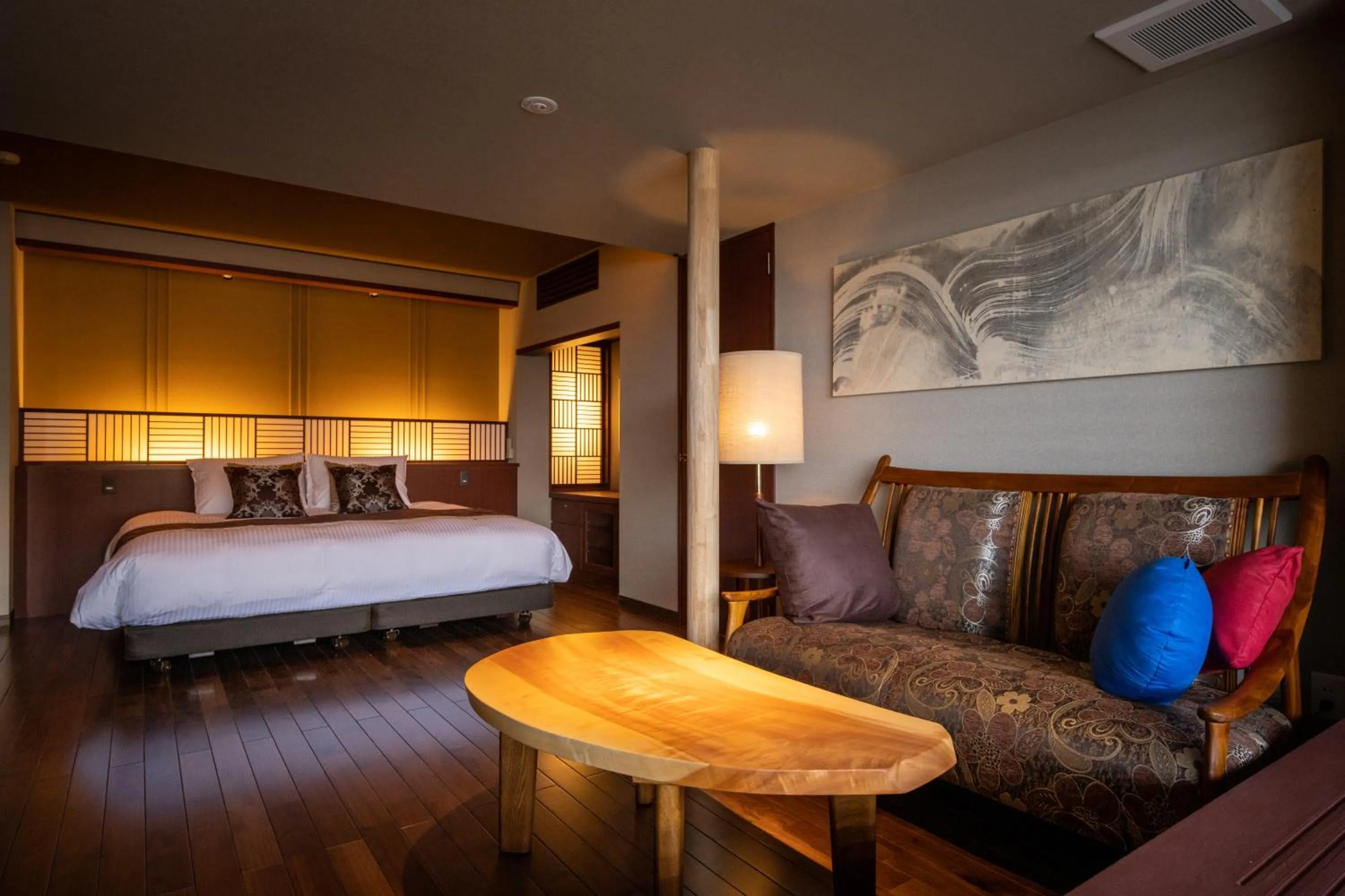 Photo of the whole room, Bed in Isaribi (No Children)