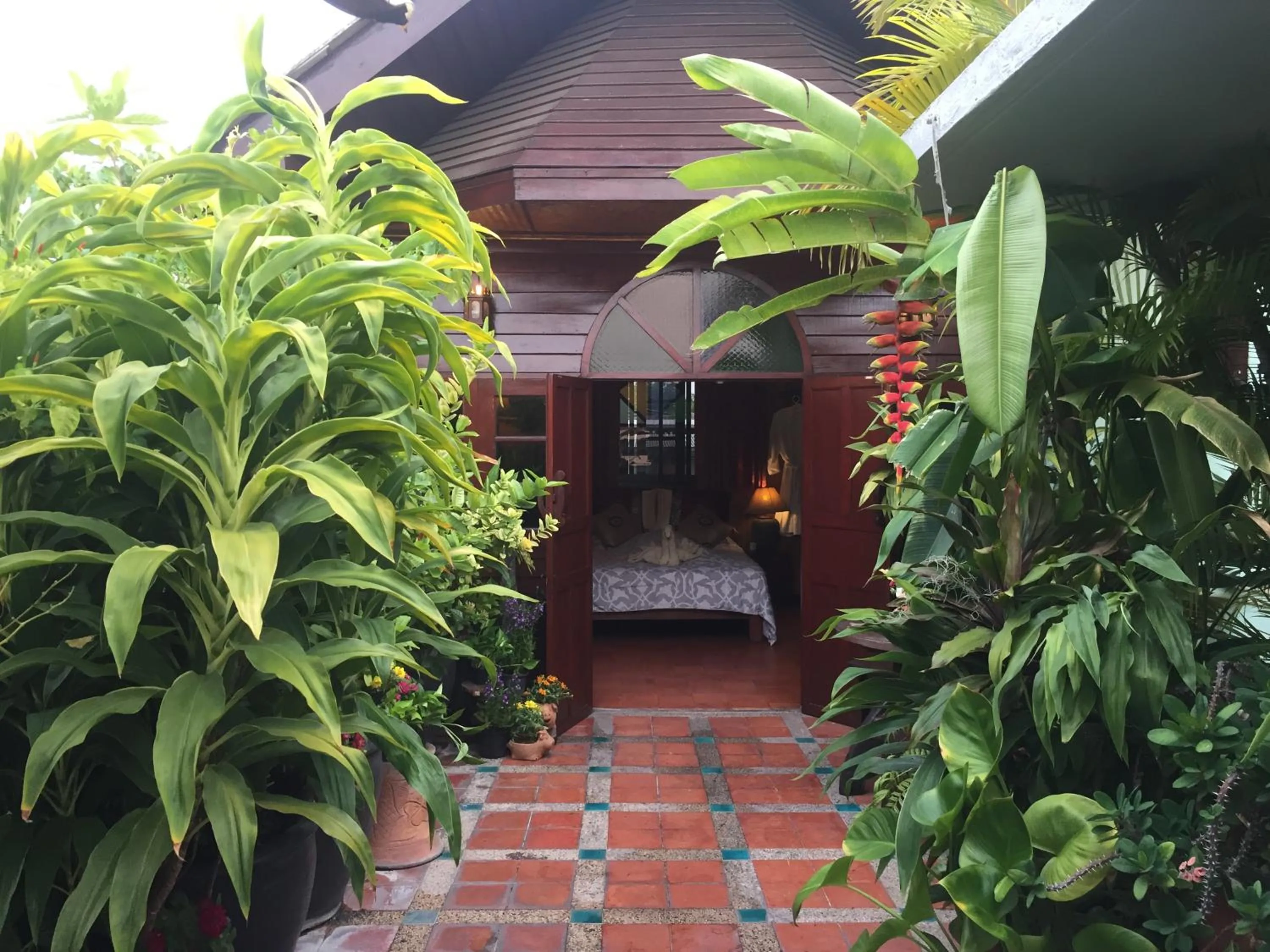 Patio in Shanti Lodge