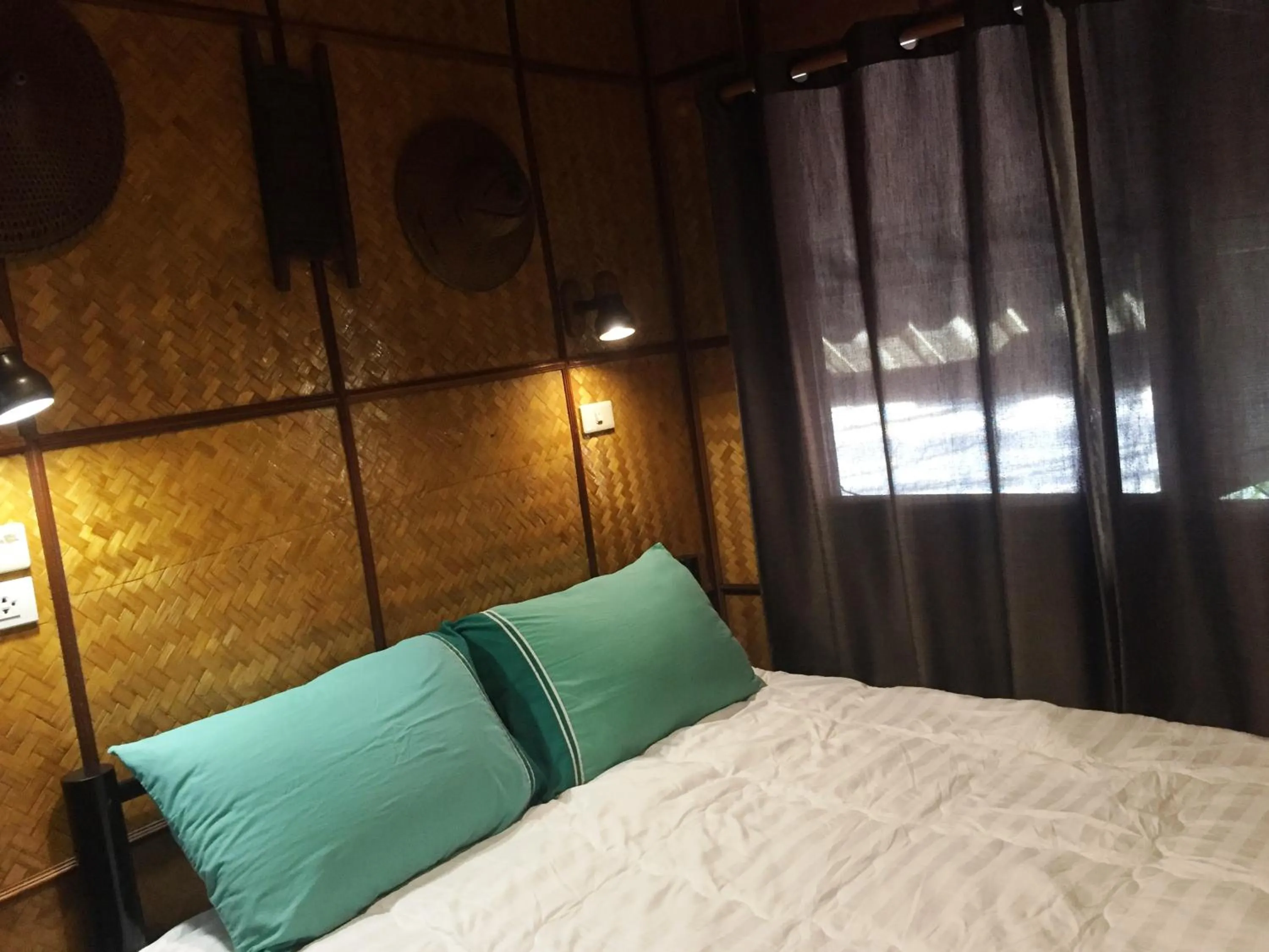 Bed in Shanti Lodge