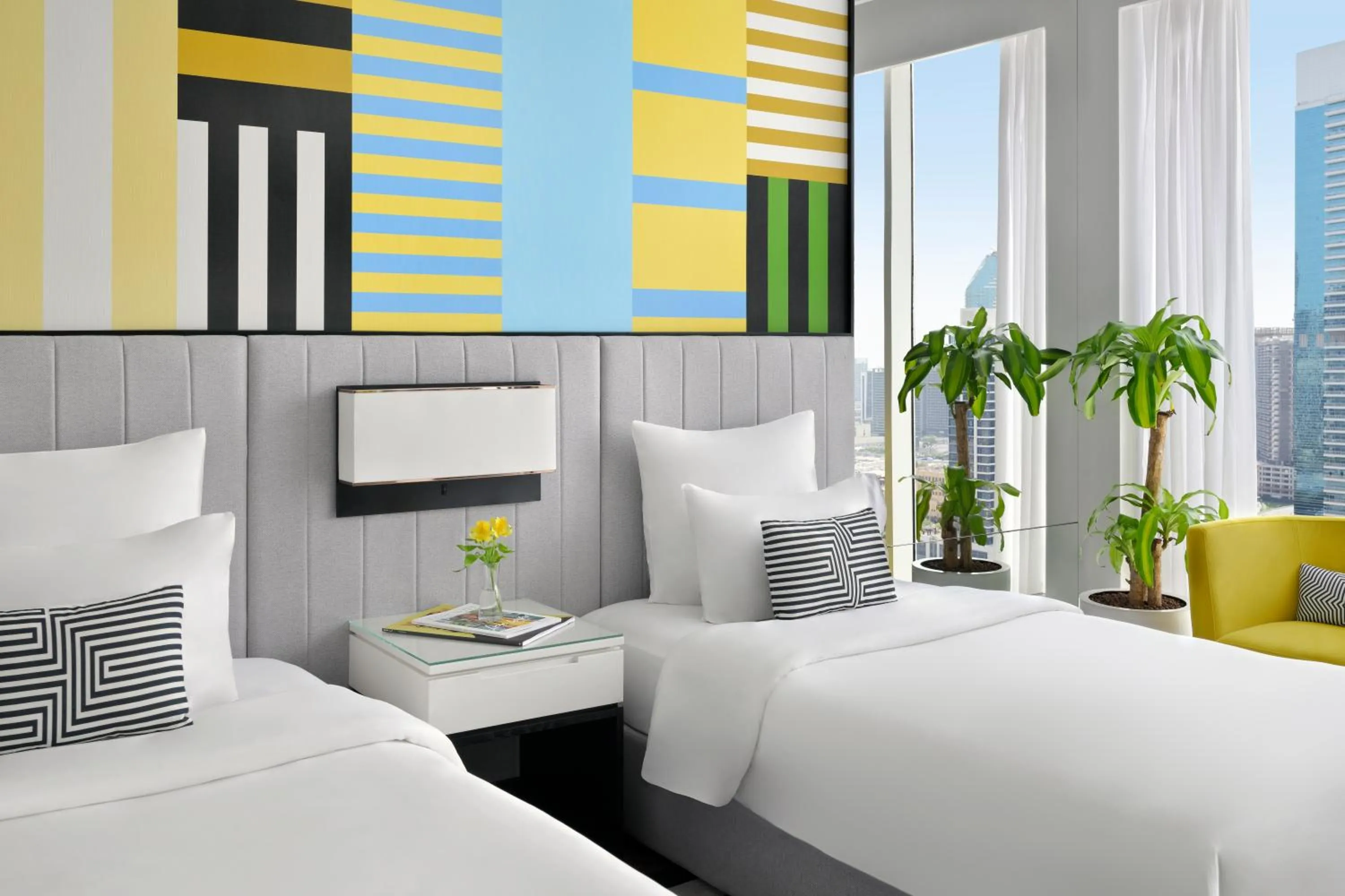 Bed in Pullman Dubai Downtown