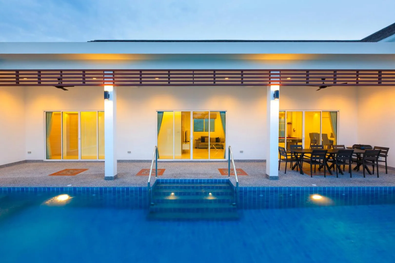 Swimming pool in Sivana Gardens Villas Hua-Hin