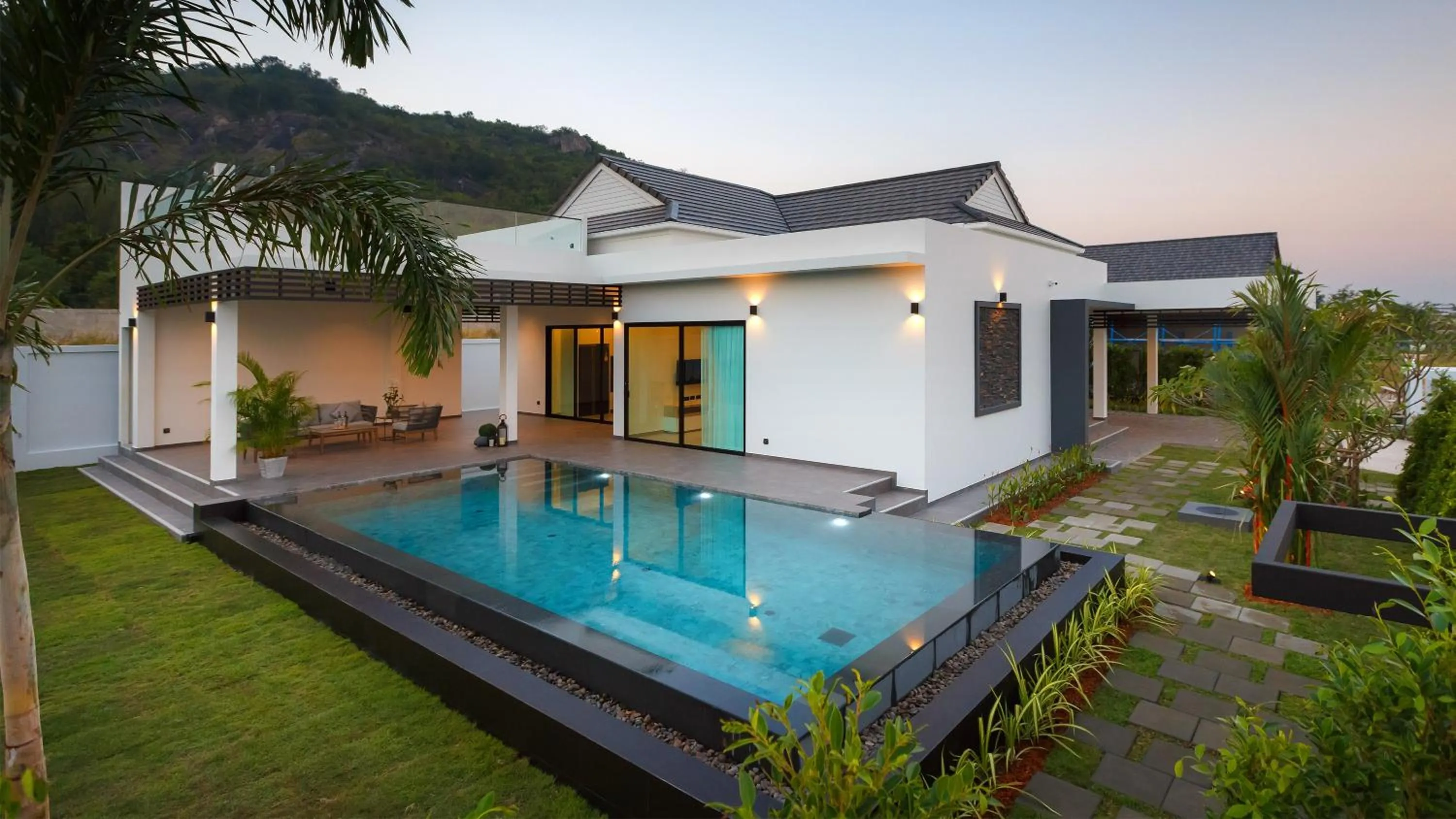 Swimming pool in Sivana Gardens Villas Hua-Hin
