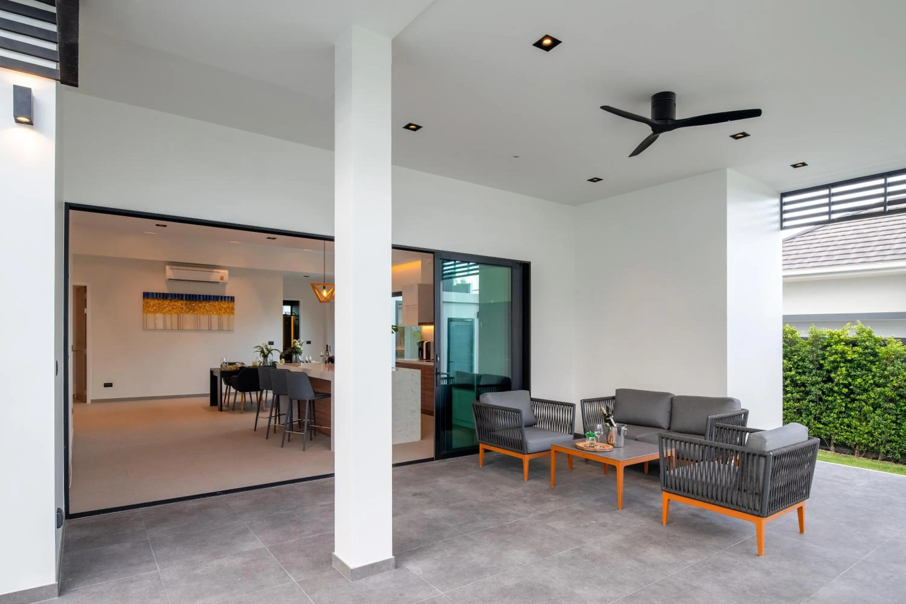 Balcony/Terrace in Sivana Gardens Villas Hua-Hin