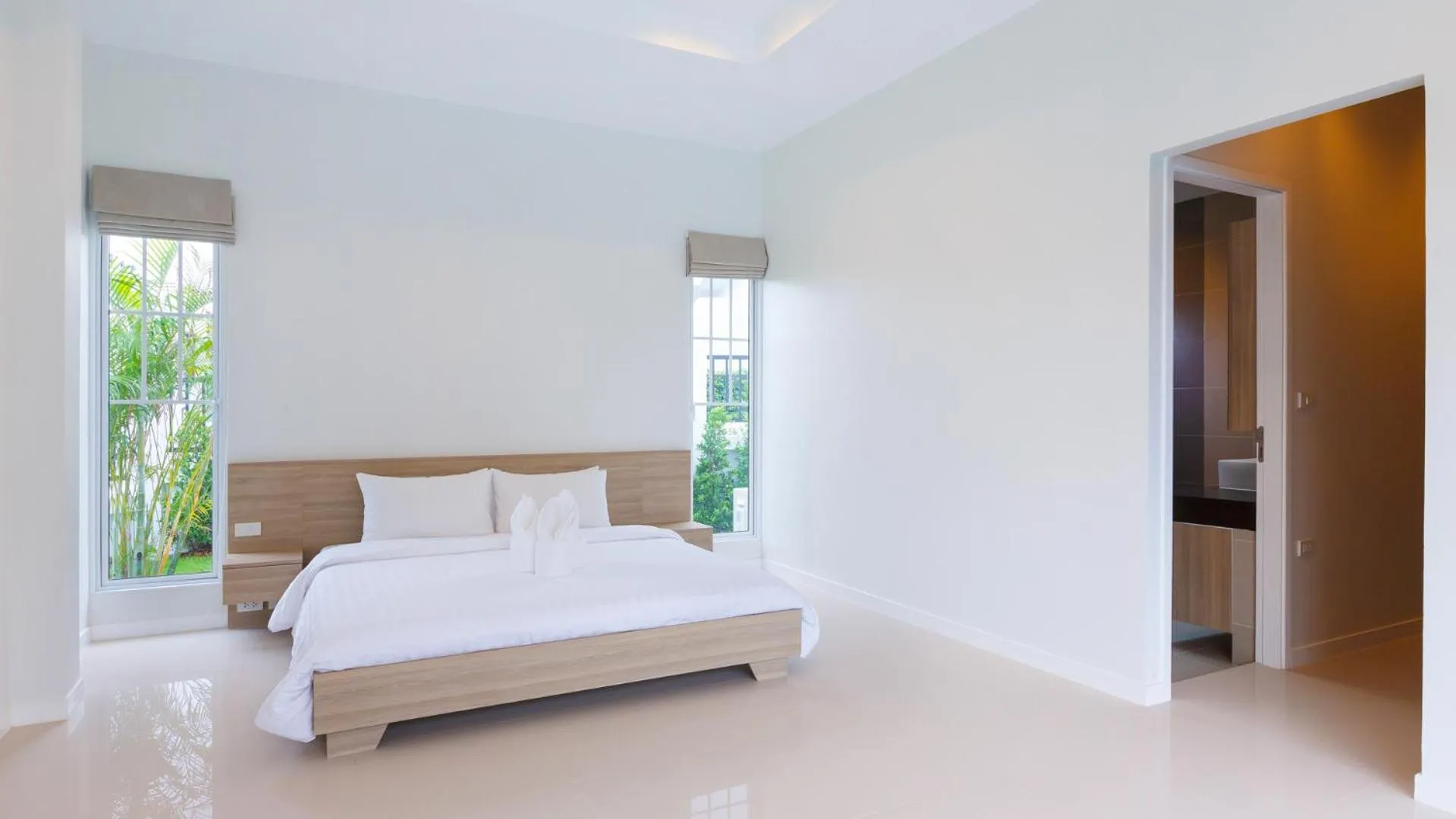 Bedroom, Bed in Sivana Gardens Villas Hua-Hin