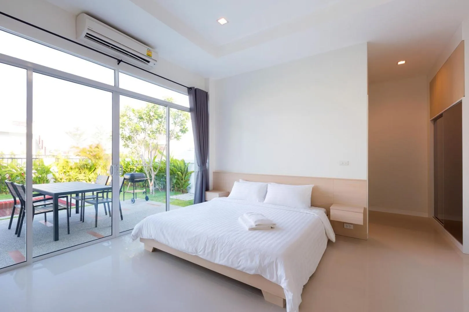 Bedroom, Bed in Sivana Gardens Villas Hua-Hin