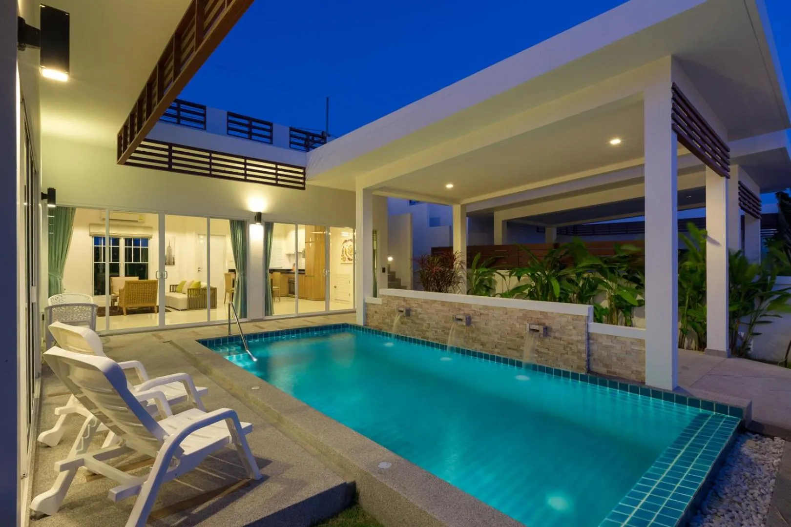 Swimming pool in Sivana Gardens Villas Hua-Hin