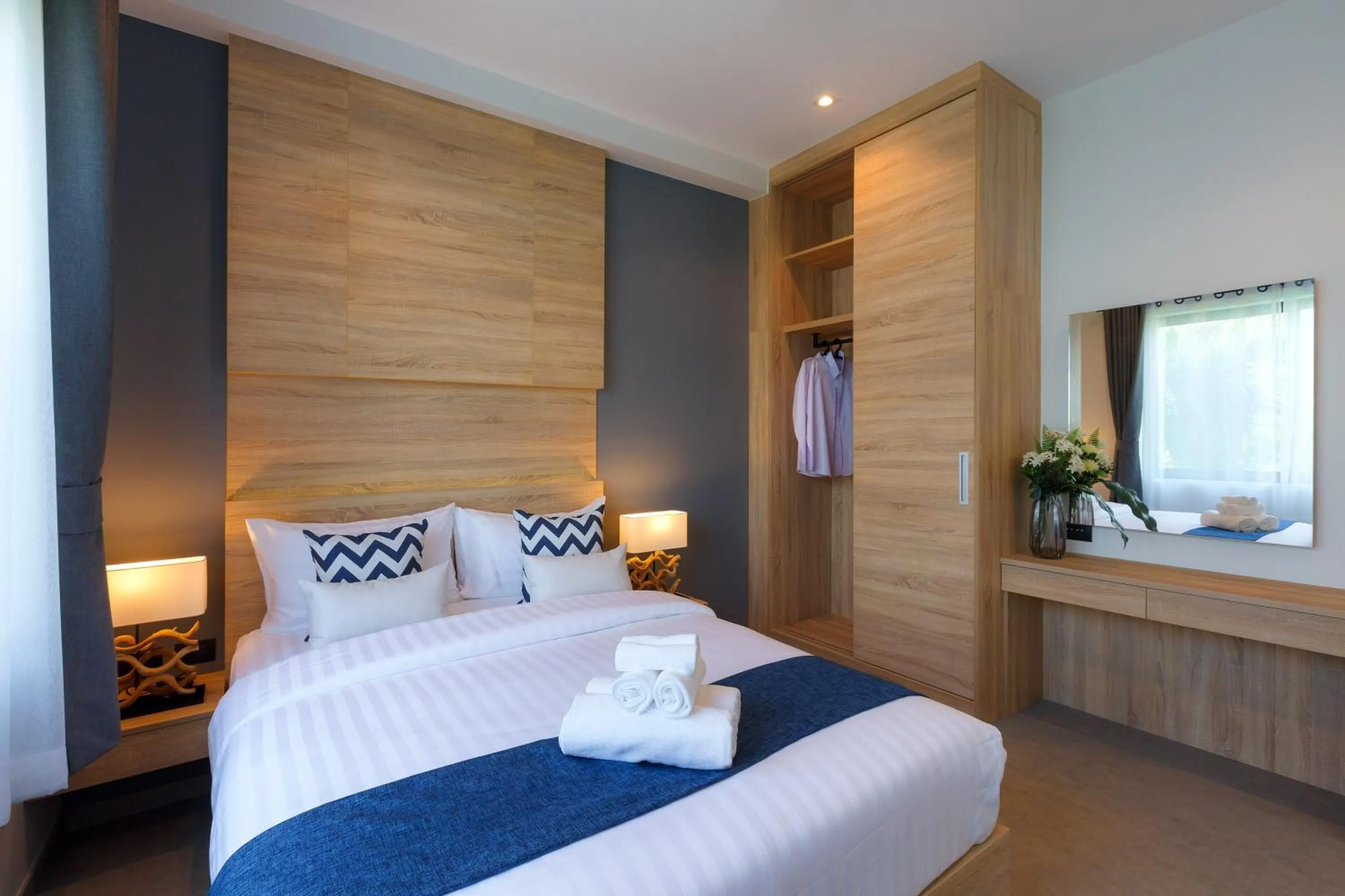 Bedroom, Bed in Sivana Gardens Villas Hua-Hin