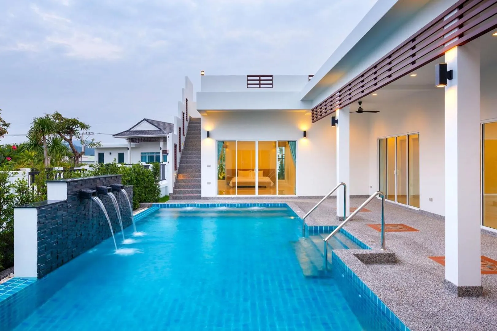 Swimming pool in Sivana Gardens Villas Hua-Hin