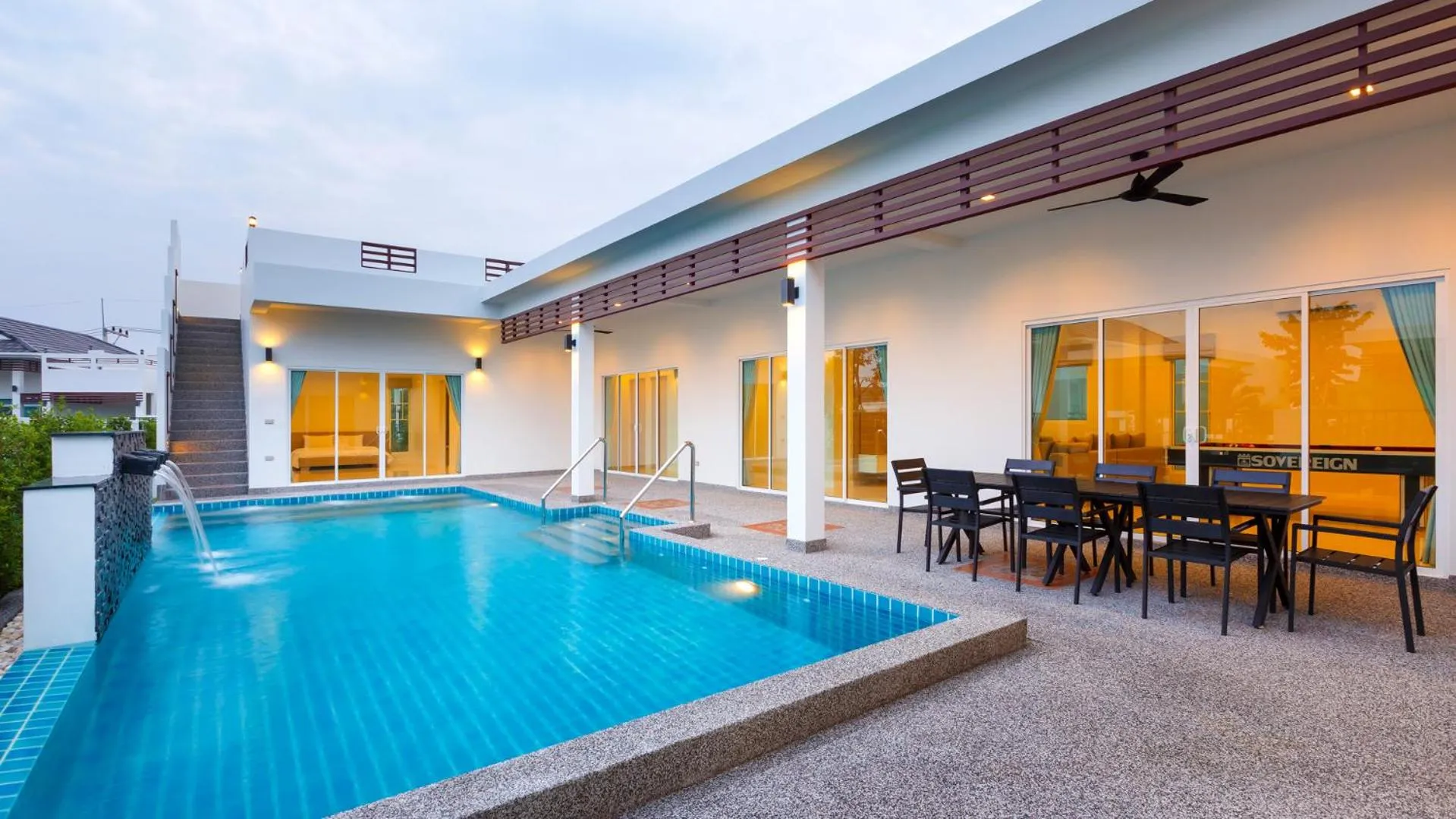 Swimming pool in Sivana Gardens Villas Hua-Hin