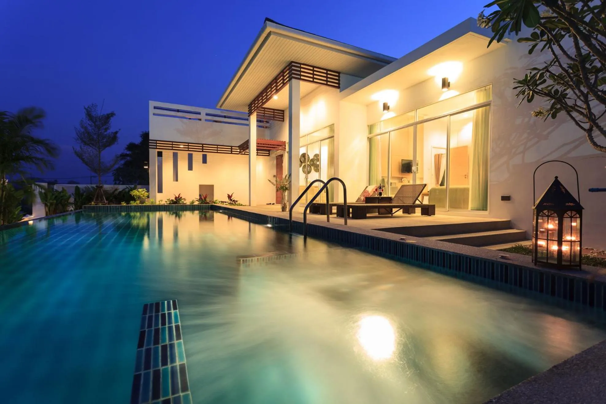 Swimming pool in Sivana Gardens Villas Hua-Hin