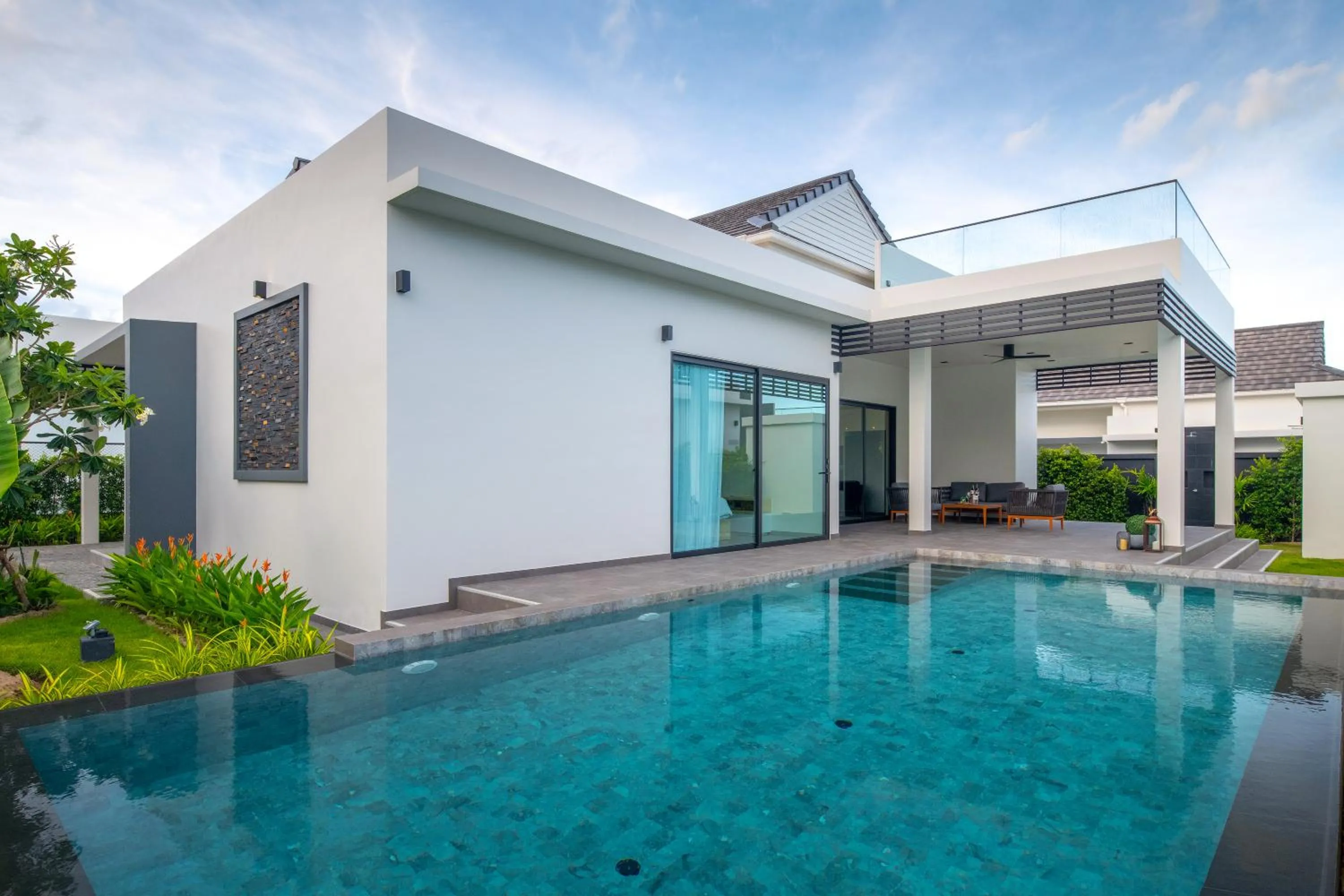 Swimming pool in Sivana Gardens Villas Hua-Hin