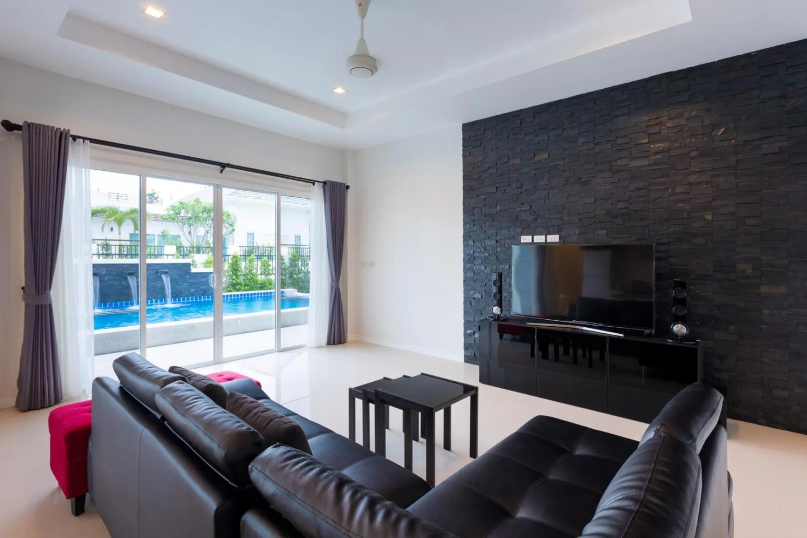 Living room in Sivana Gardens Villas Hua-Hin