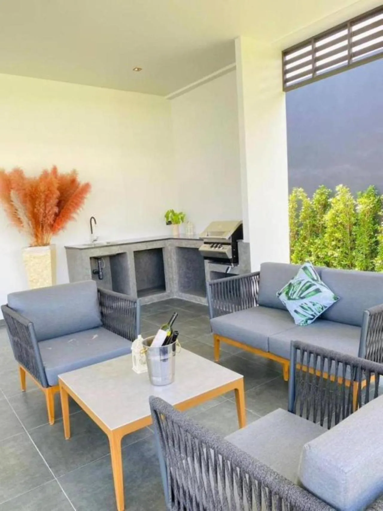 Seating area in Sivana Gardens Villas Hua-Hin