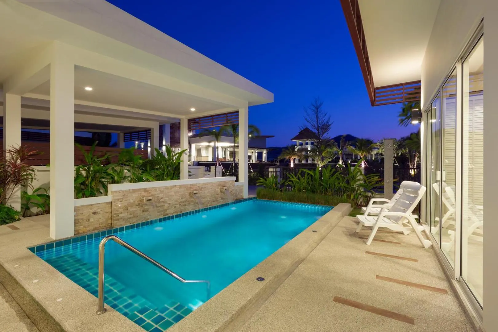 Swimming pool in Sivana Gardens Villas Hua-Hin