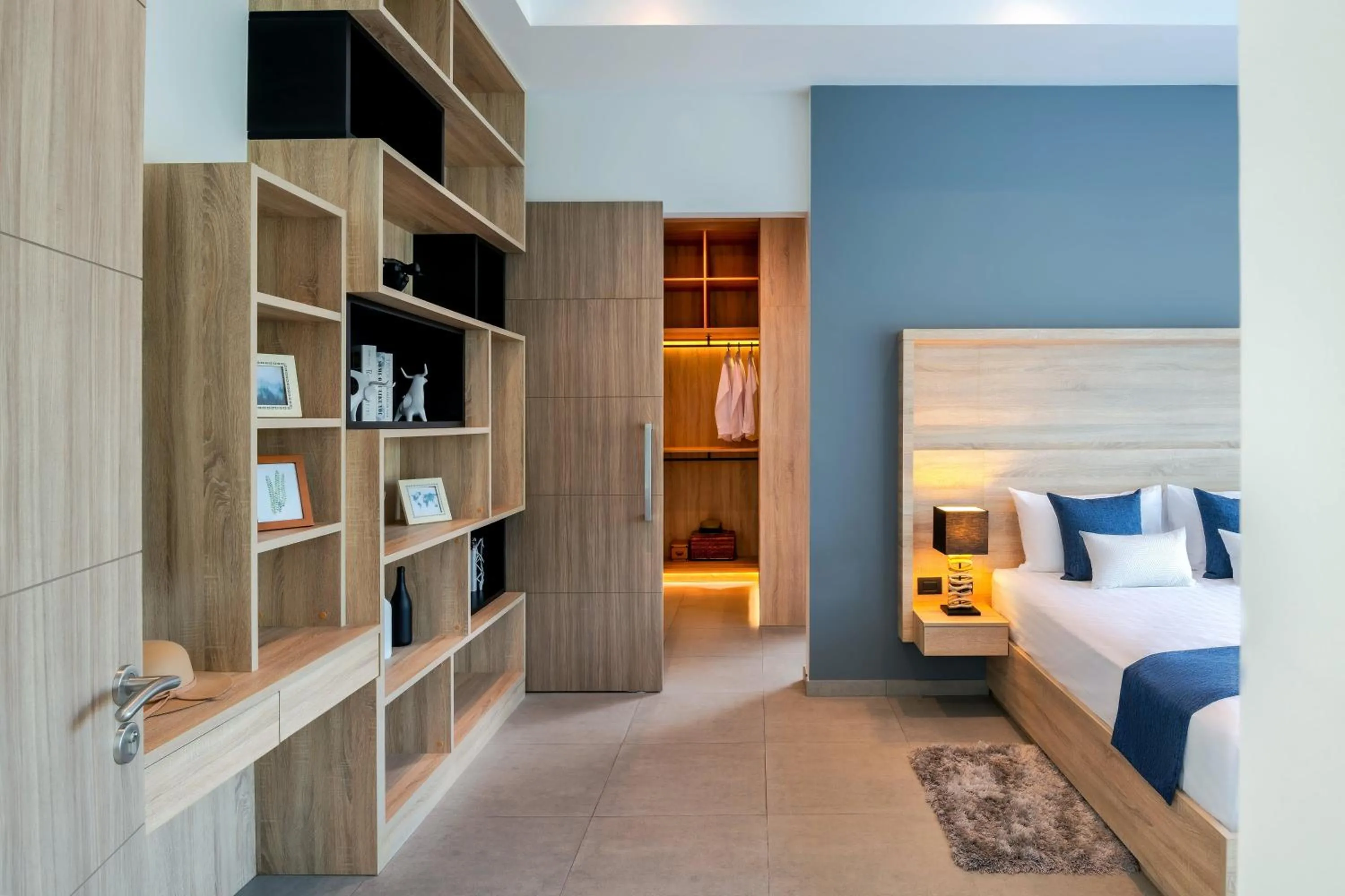 Bed in Sivana Gardens Villas Hua-Hin