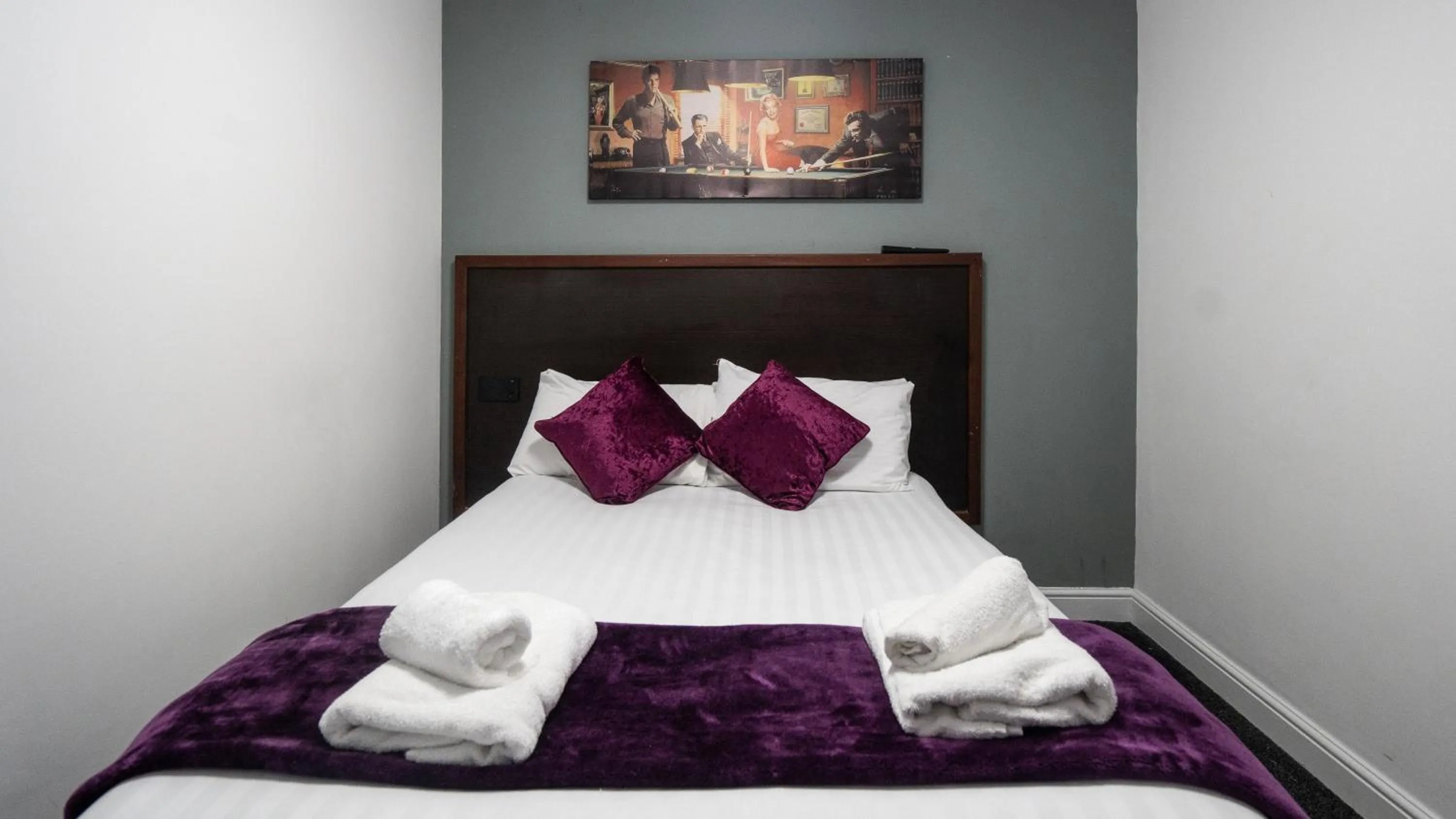 Bed in Imperial Salford Hotel