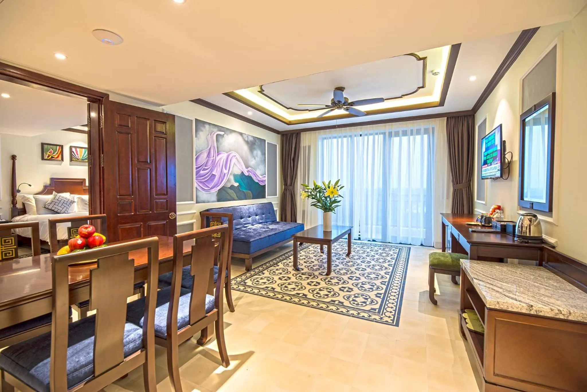 Living room in Mulberry Collection Silk Village