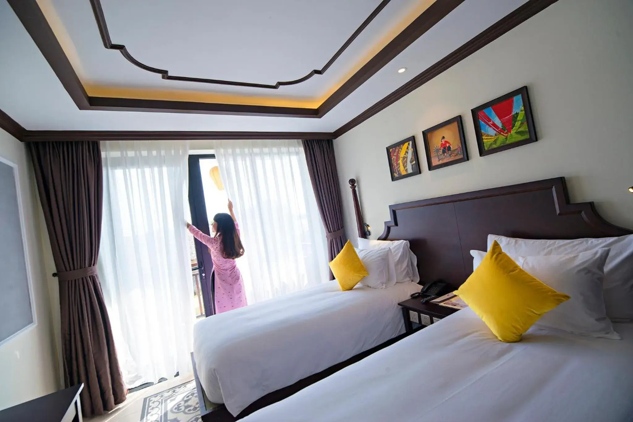 Trendy Deluxe with Balcony in Mulberry Collection Silk Village Trendy Deluxe with Balcony in Mulberry Collection Silk Village