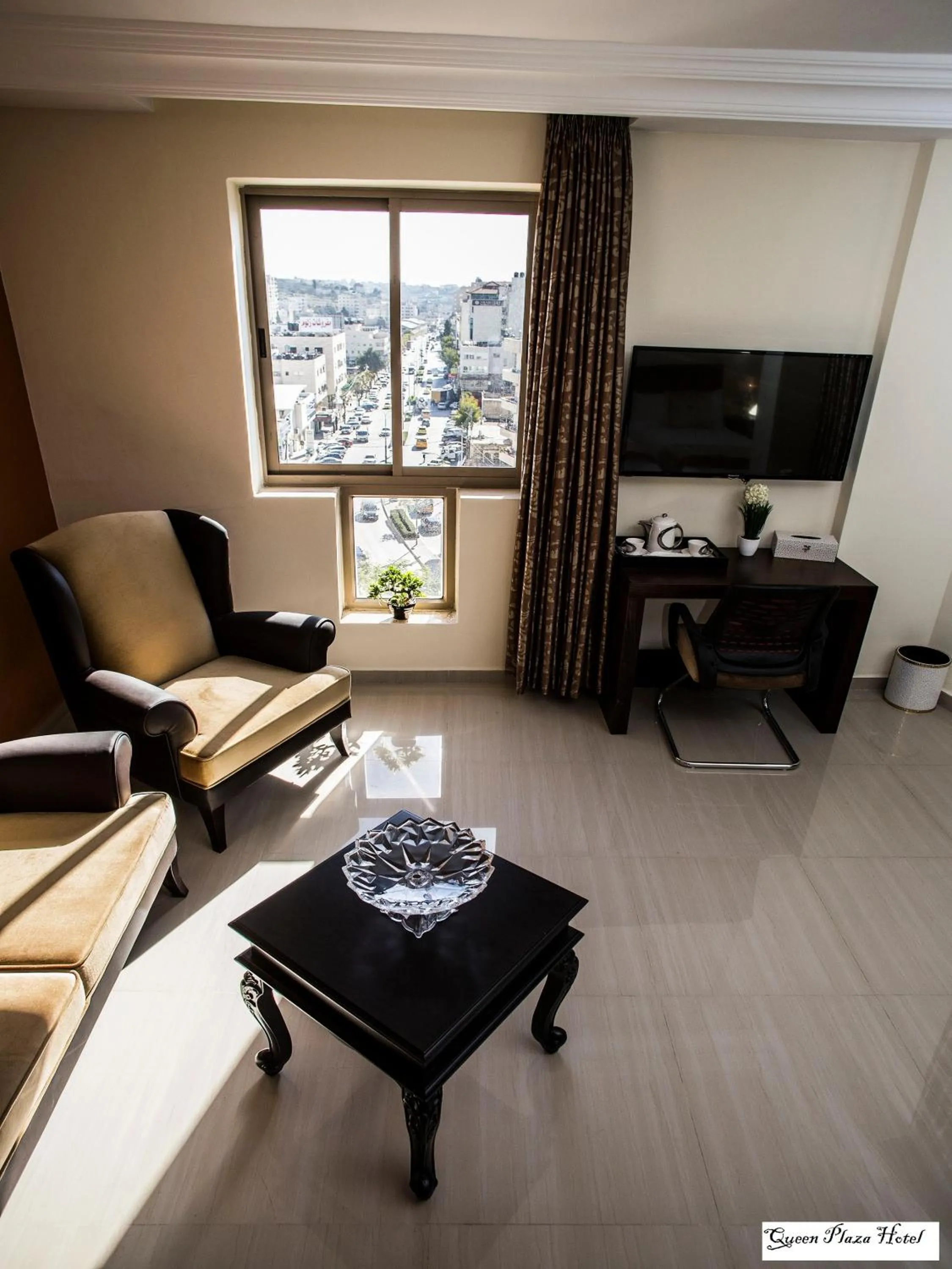 City view in Queen Plaza Hotel