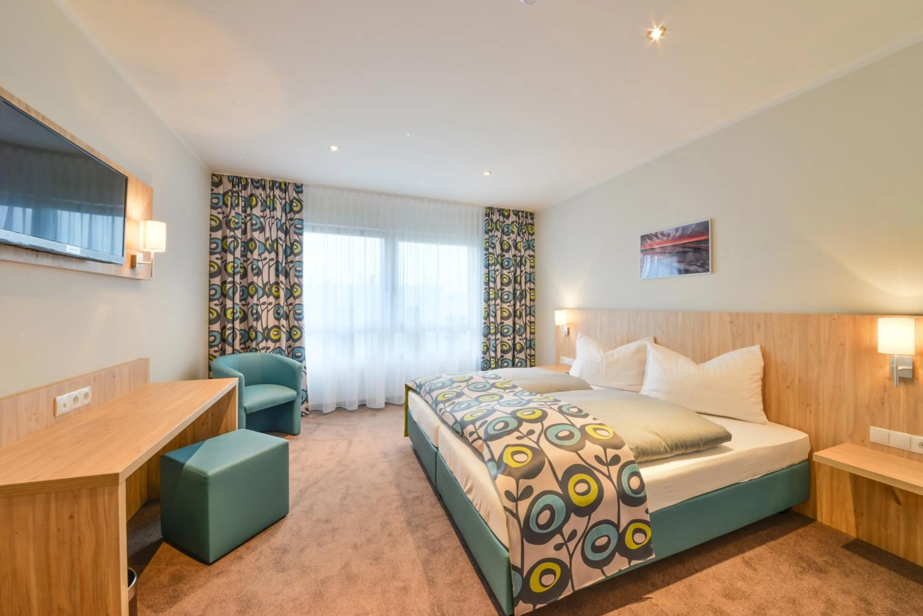 Photo of the whole room, Bed in Ammi Hotel Garni