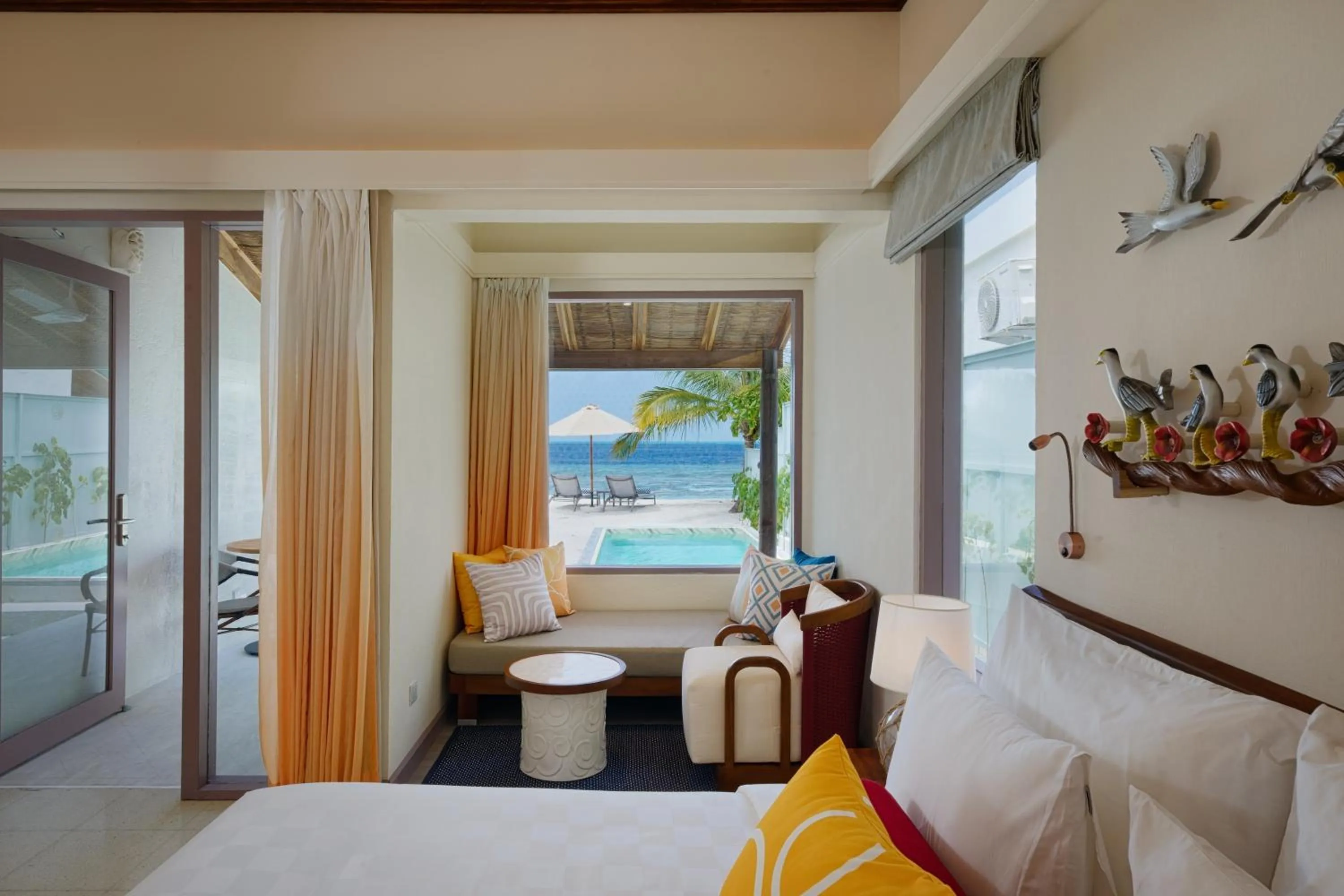 Sea view, Bed in OBLU NATURE Helengeli-All-Inclusive with free Transfers