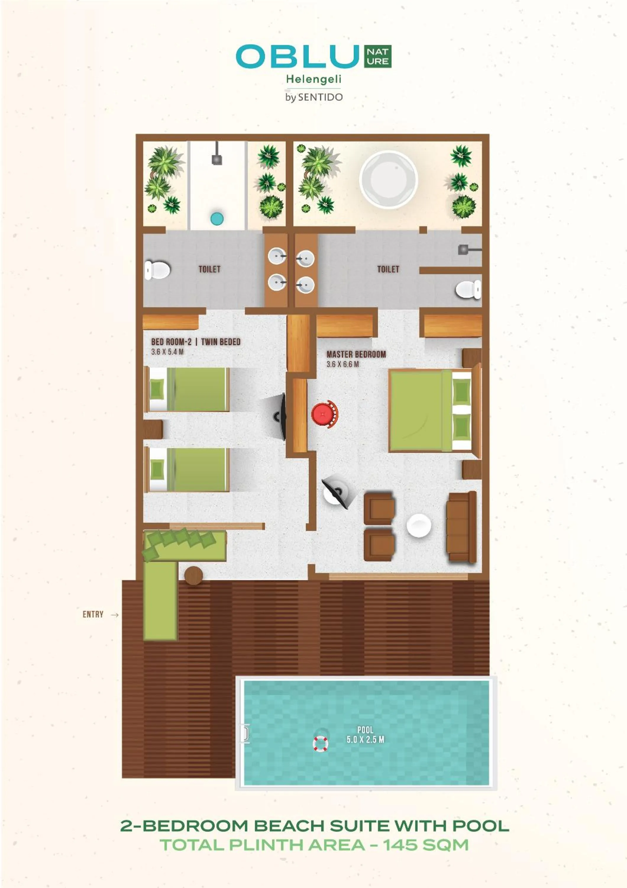 Floor plan in OBLU NATURE Helengeli-All-Inclusive with free Transfers