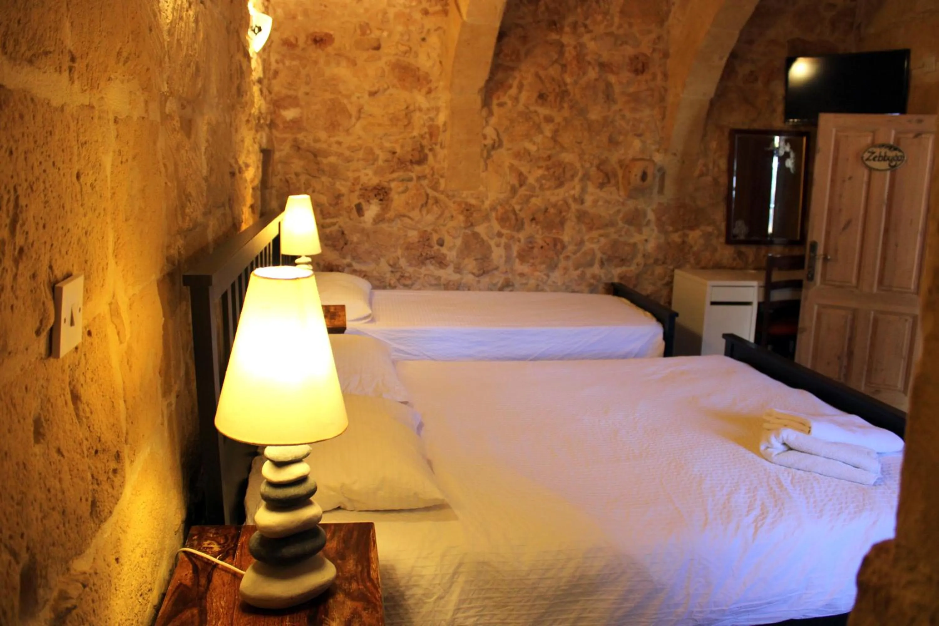 Bed in Il-Wileġ Bed & Breakfast