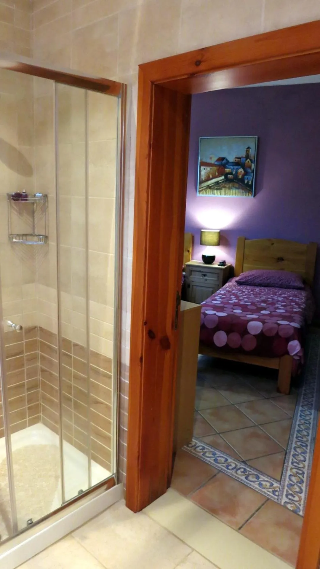 Bathroom, Bed in Il-Wileġ Bed & Breakfast