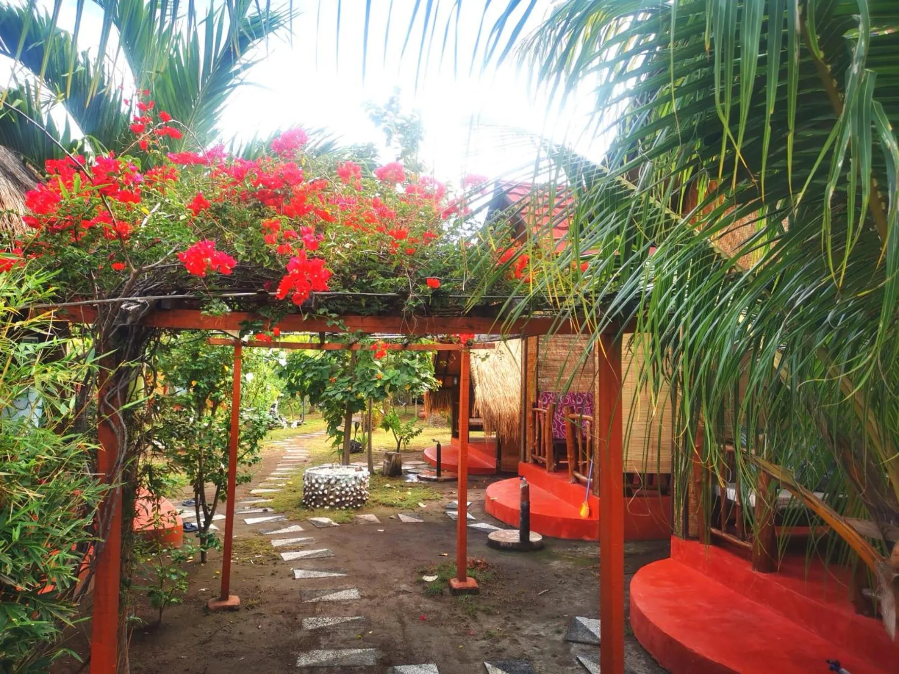 Patio in Kampung Meno Bungalows