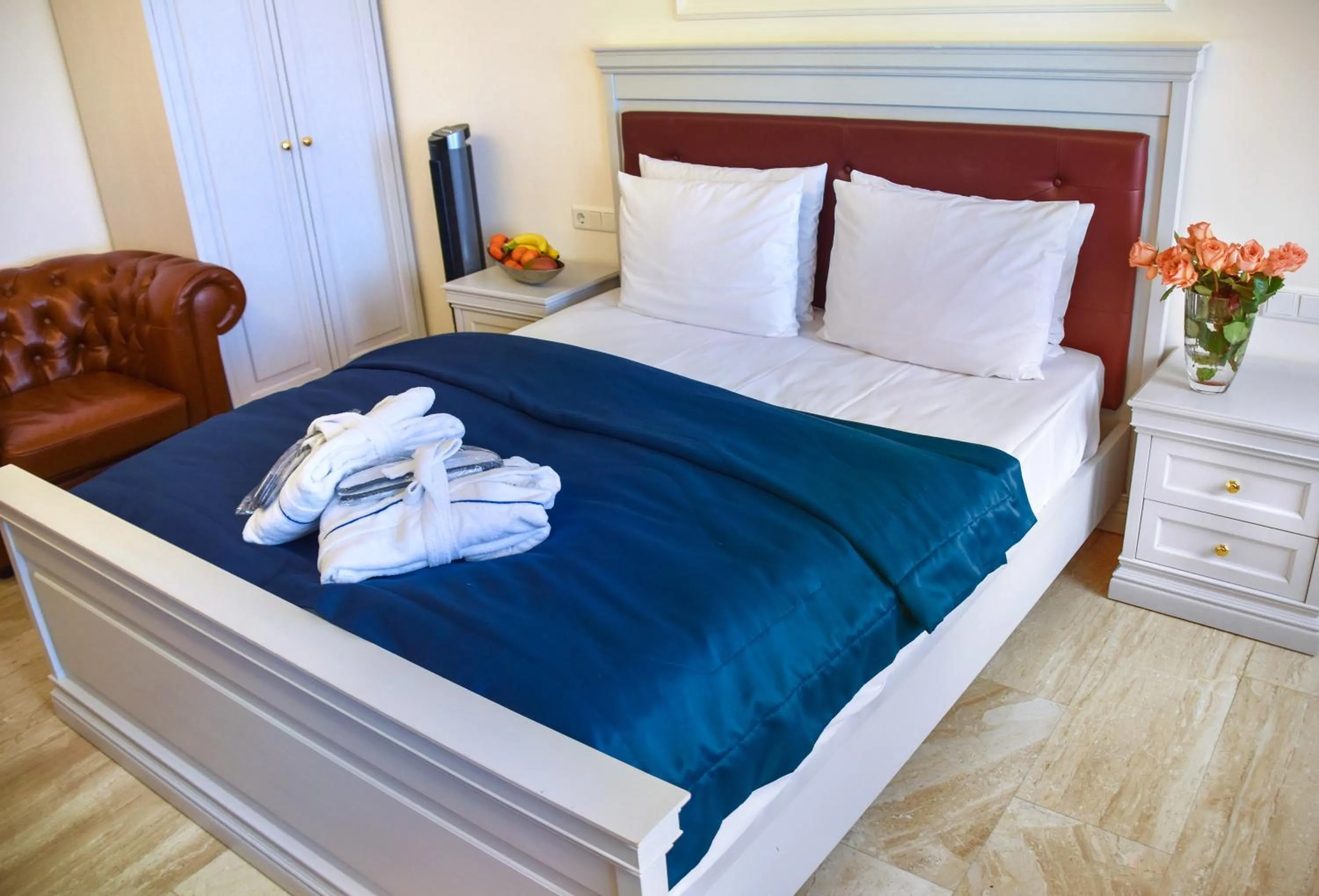 Bed in Grand Hotel Palladium