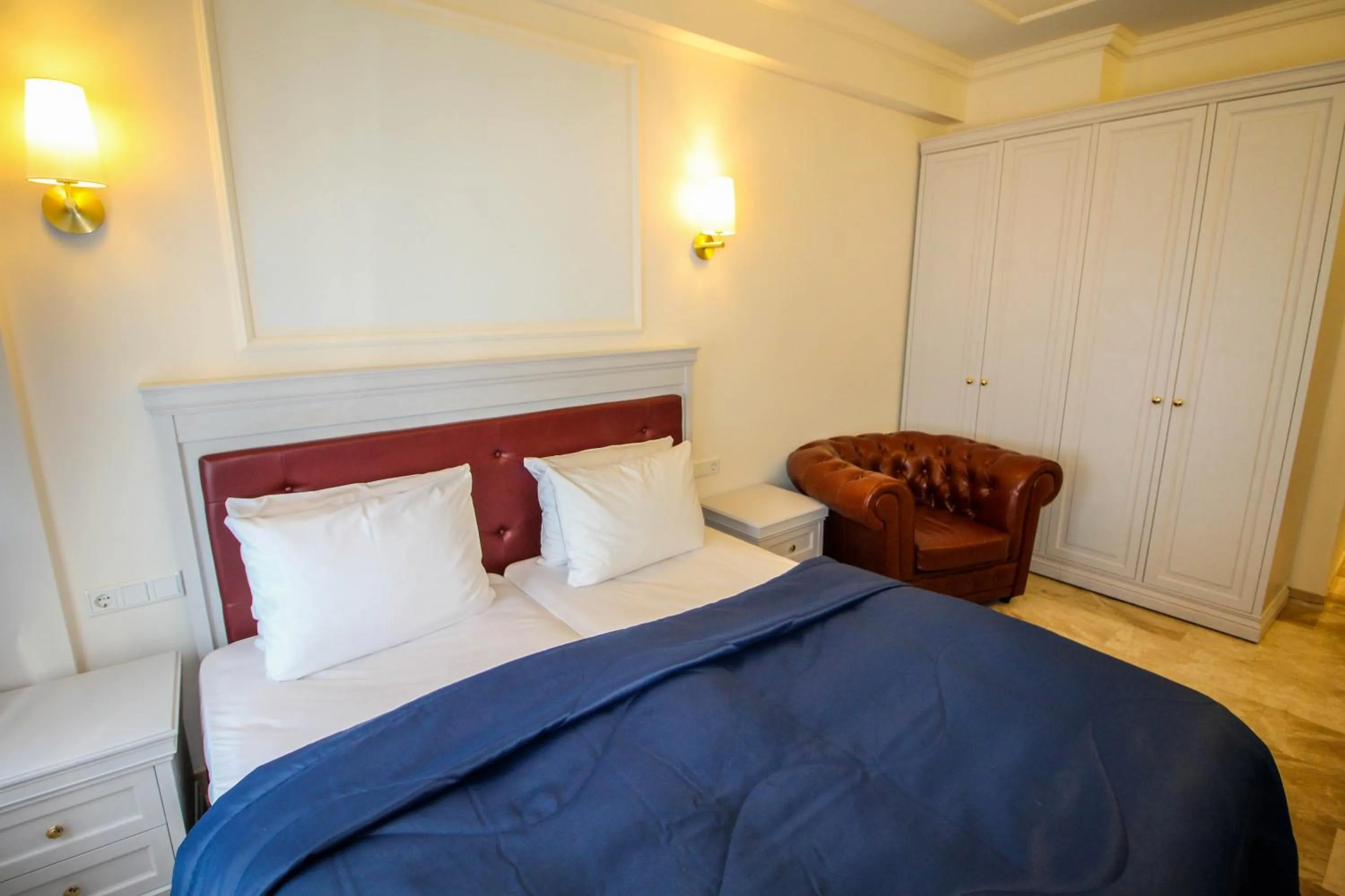 Bed in Grand Hotel Palladium