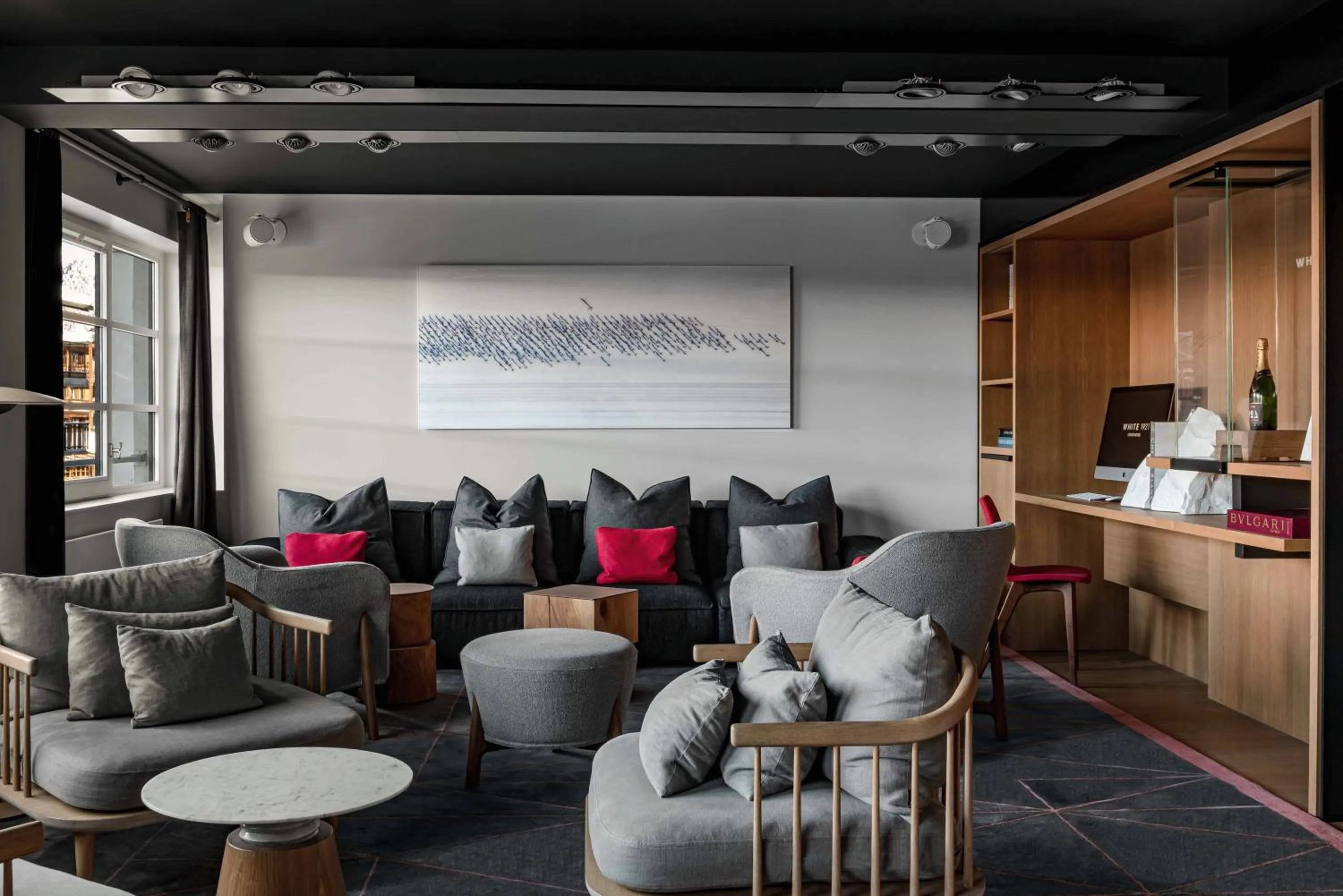 Lobby or reception in White 1921 Courchevel