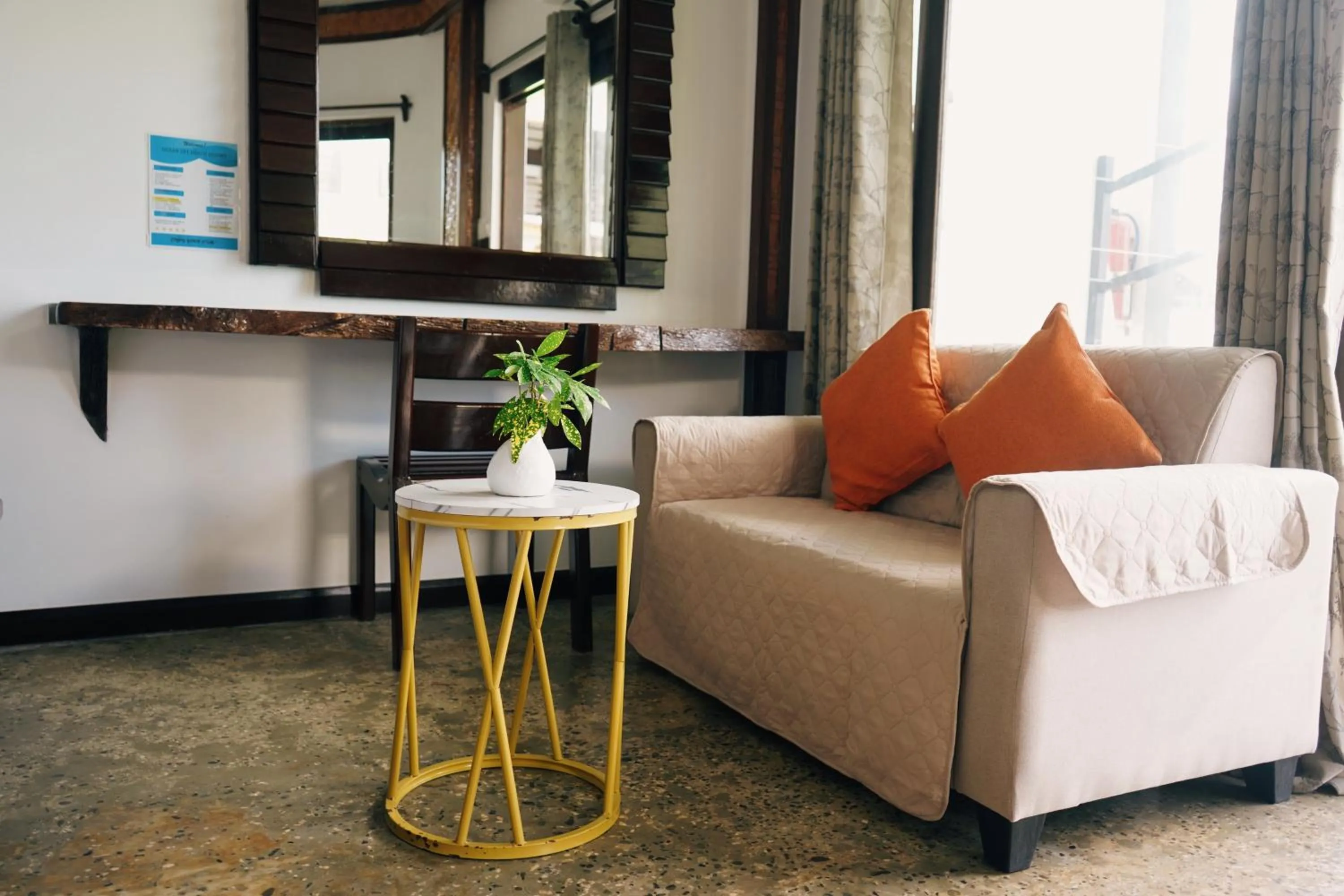 Decorative detail in Ocean 101 Beach Resort