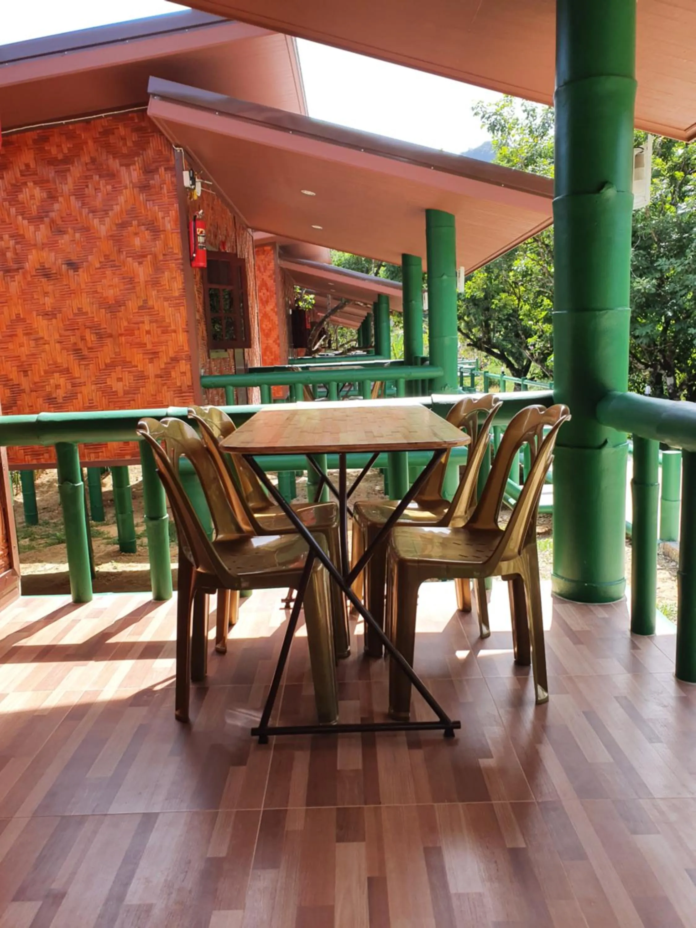 Balcony/Terrace in Khao Sok Royal Bamboo Lodges - SHA Certified