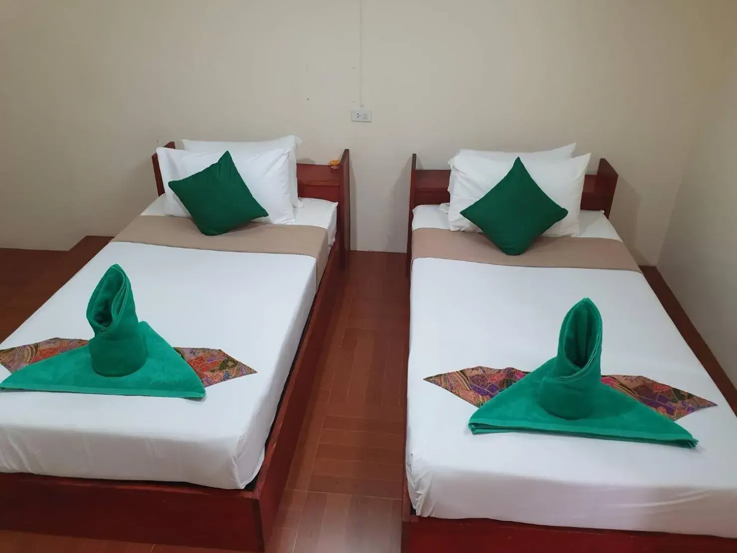 Twin Room with Private Bathroom in The Royal Bamboo Lodges - SHA Certified Twin Room with Private Bathroom in The Royal Bamboo Lodges - SHA Certified