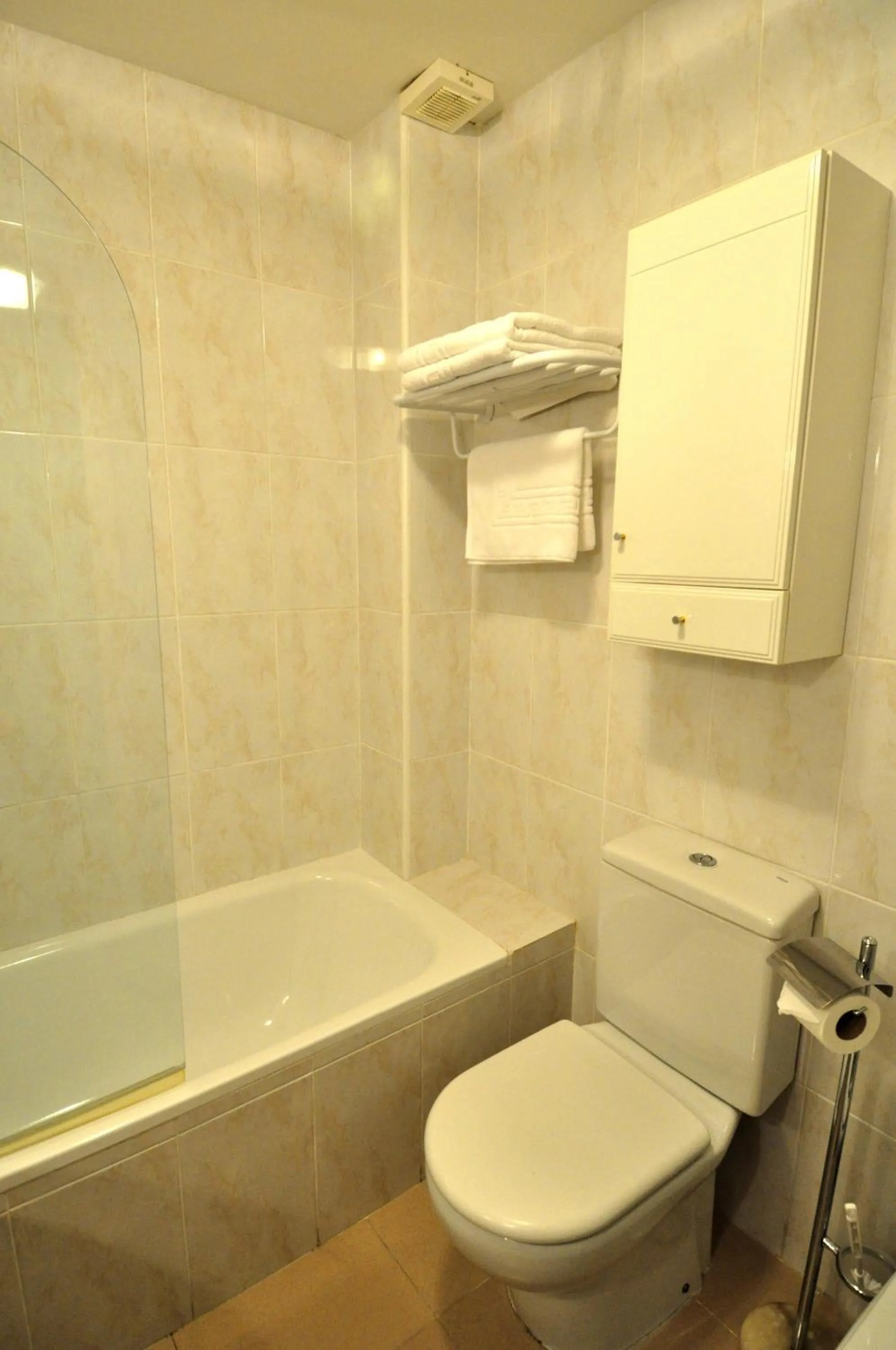 Bathroom in Hotel Apartamentos Aralso Sotillo