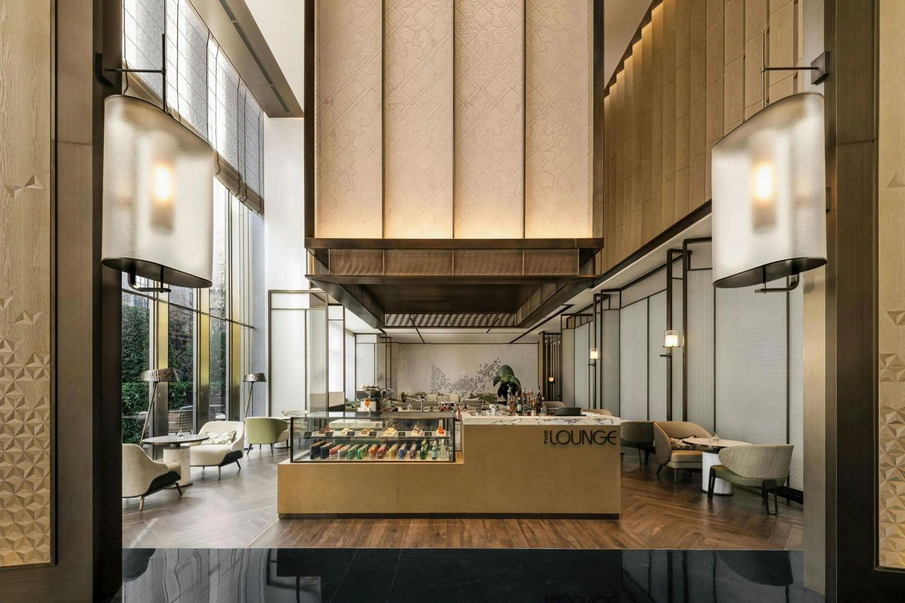 Lobby or reception in Xi'an Marriott Hotel High-Tech Zone