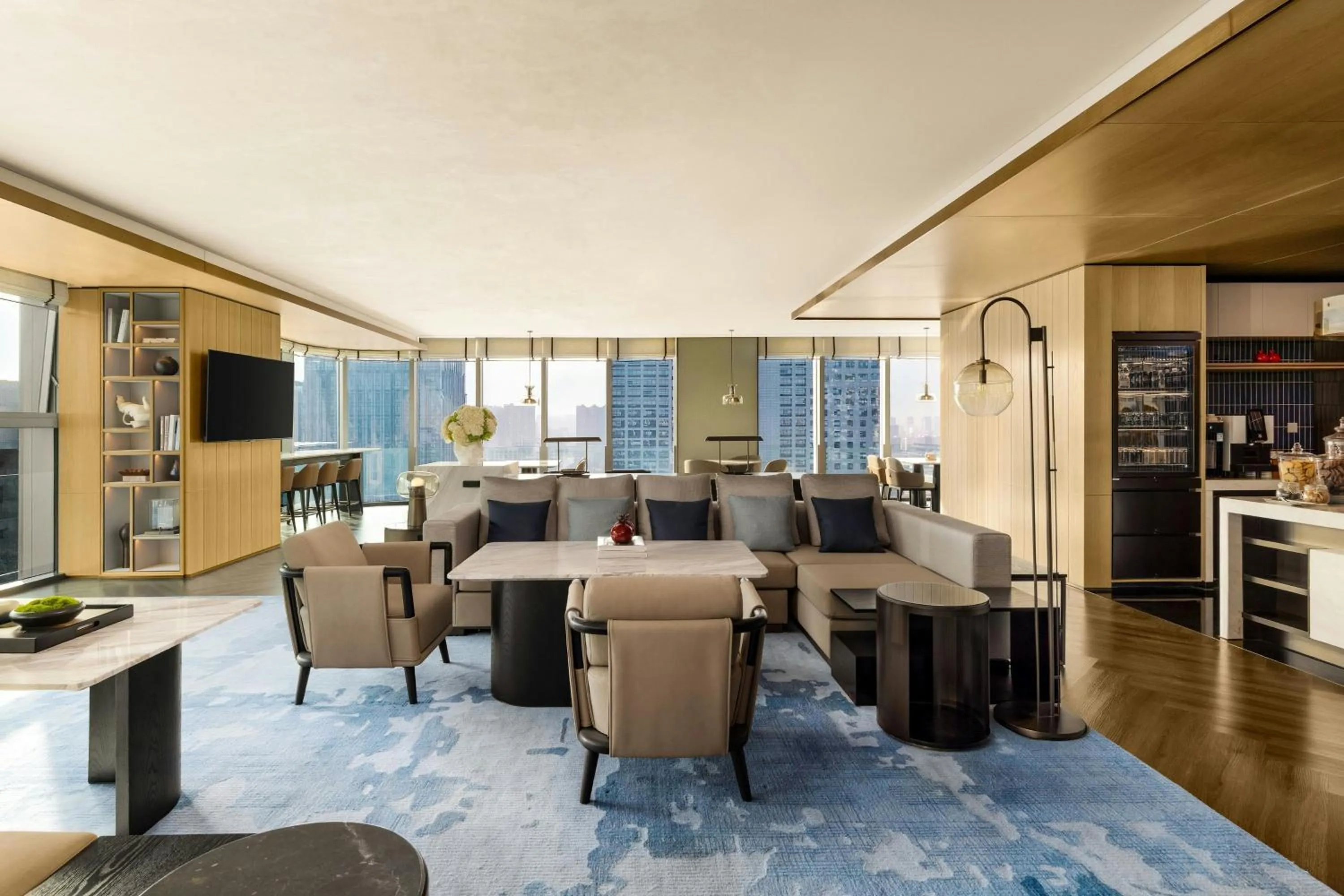 Lounge or bar in Xi'an Marriott Hotel High-Tech Zone