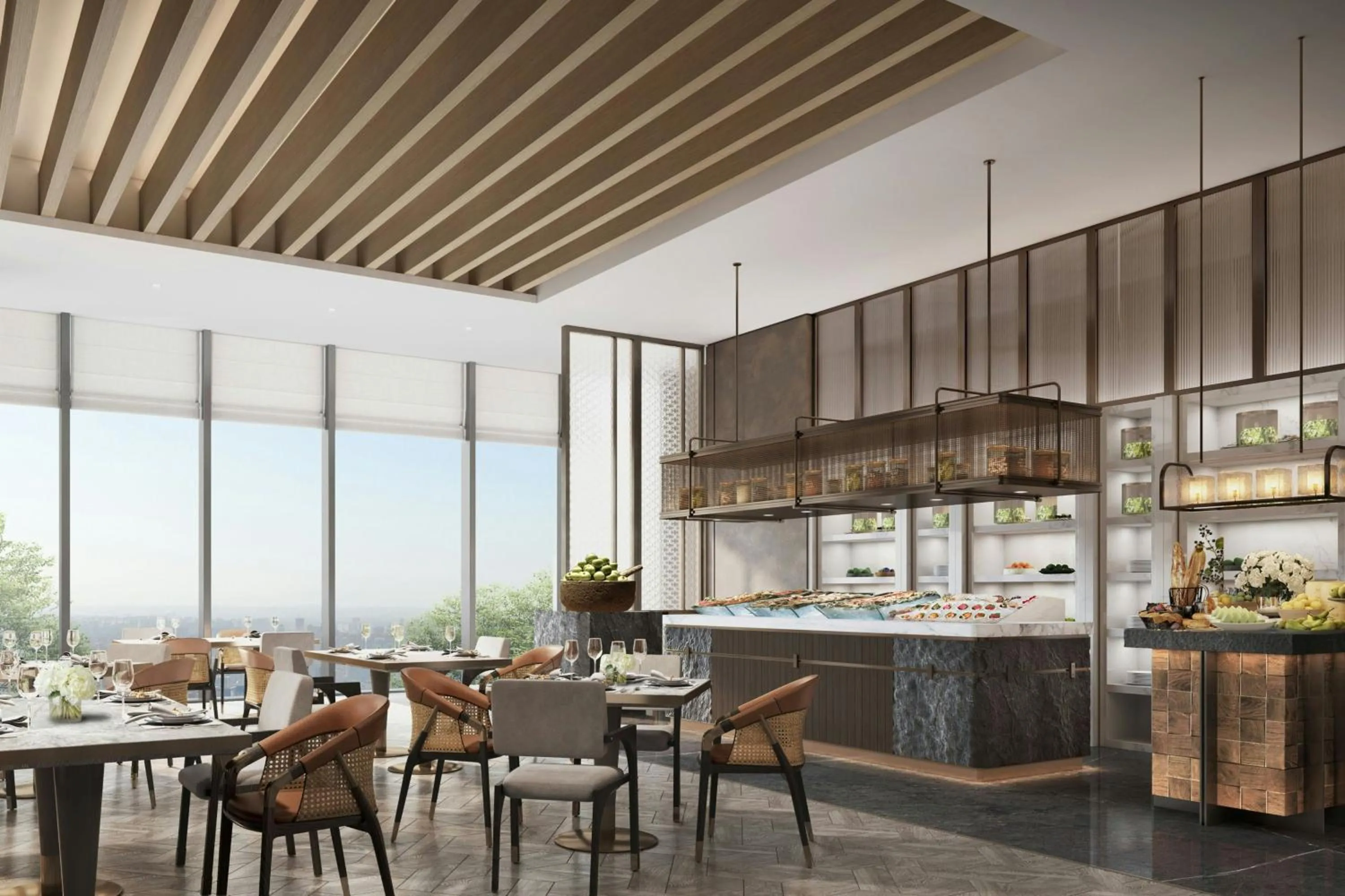 Lounge or bar in Xi'an Marriott Hotel High-Tech Zone