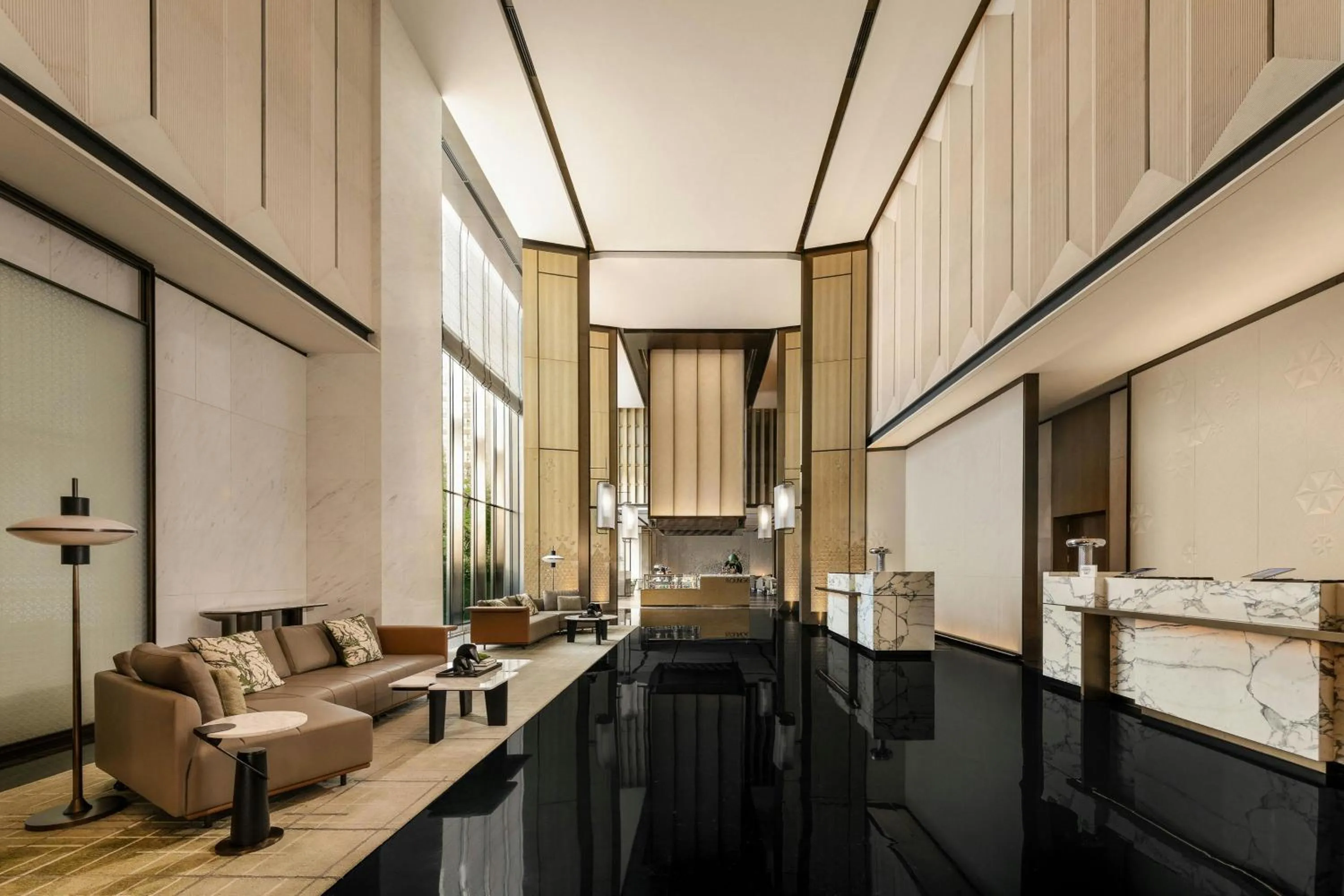 Lobby or reception in Xi'an Marriott Hotel High-Tech Zone